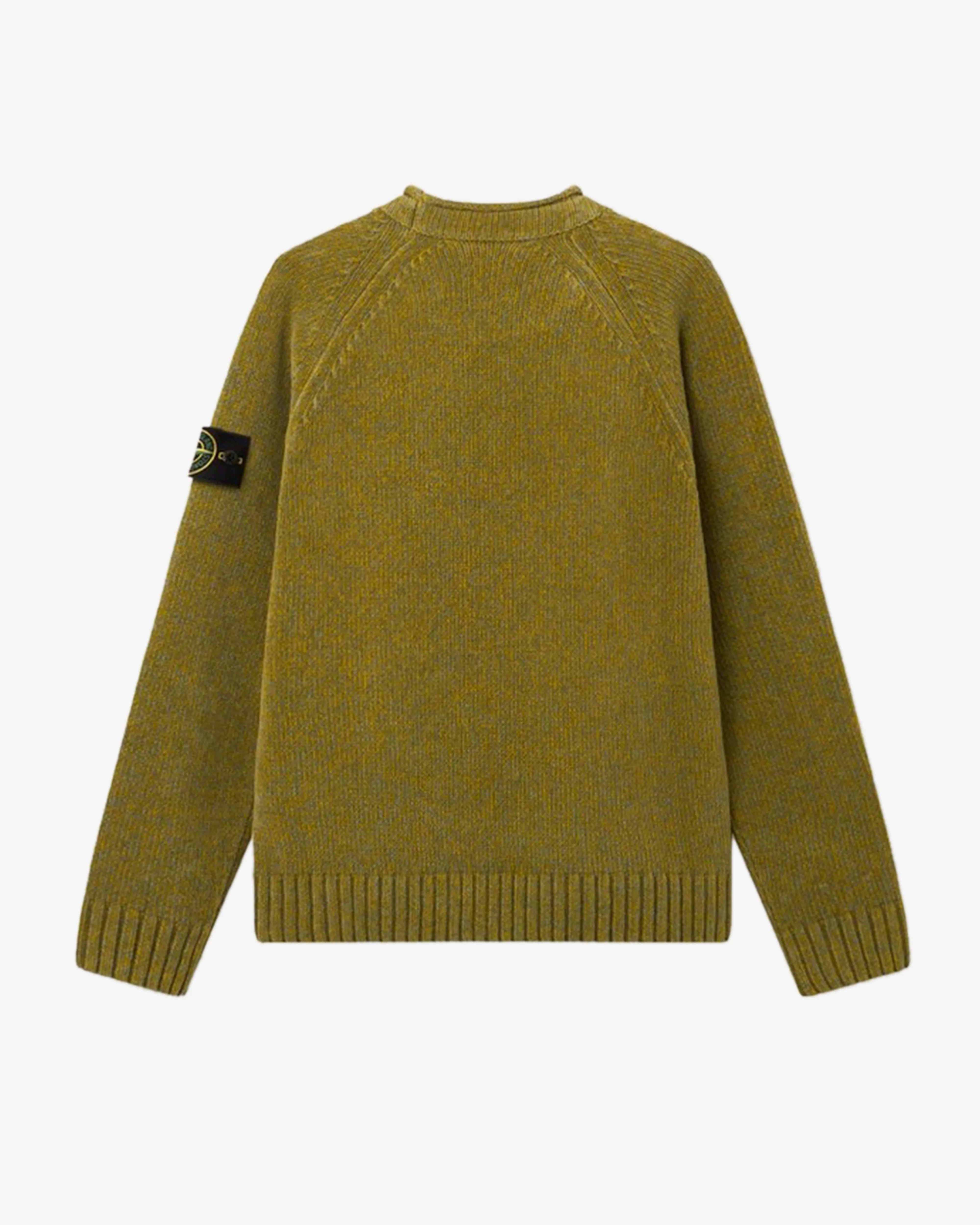Stone Island - Men's Cotton Chenille Crewneck Sweater - (Cactus Melange)