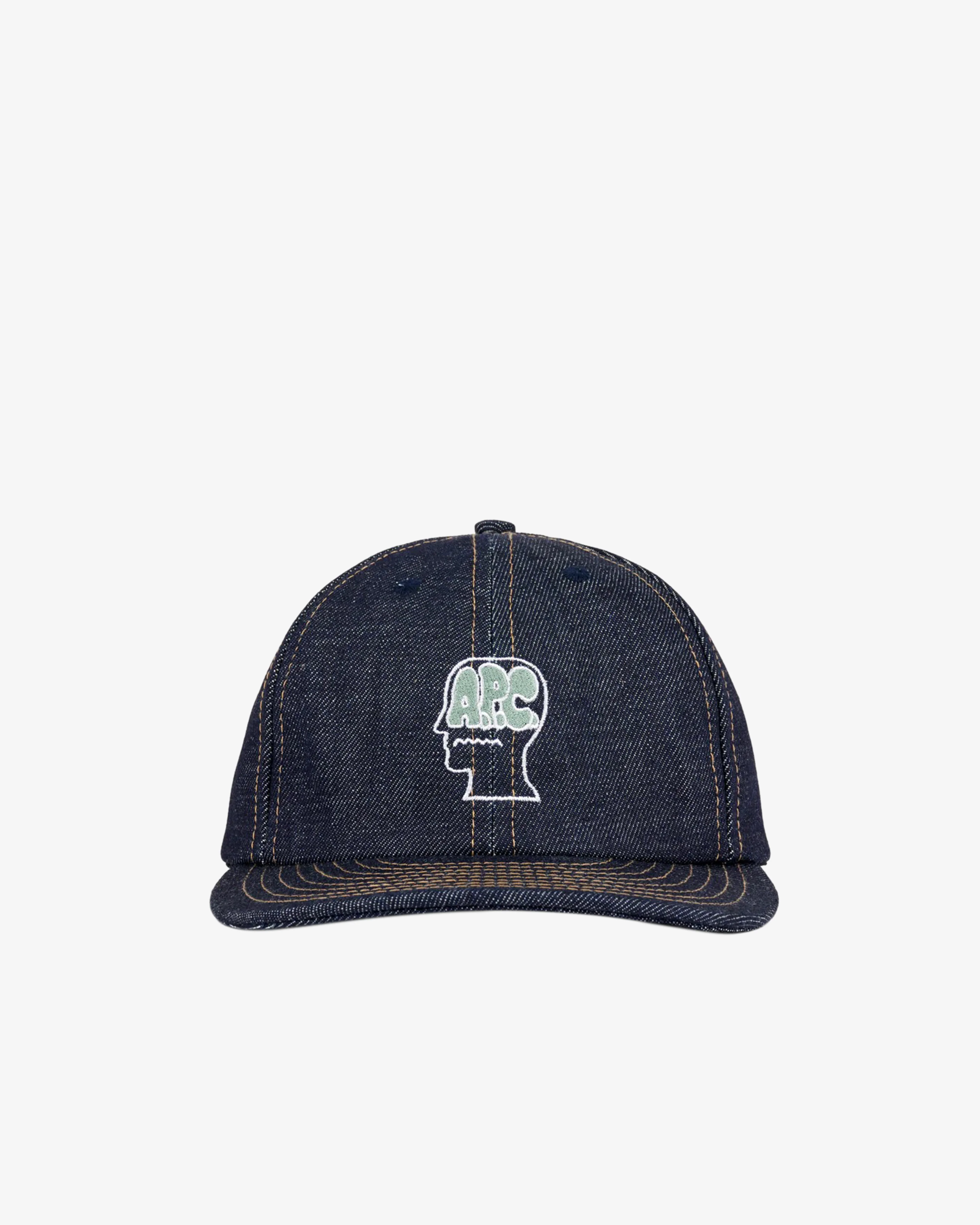 Brain Dead - Men's APC 6 Panel Hat - (Indigo) view 1, Click to Zoom in