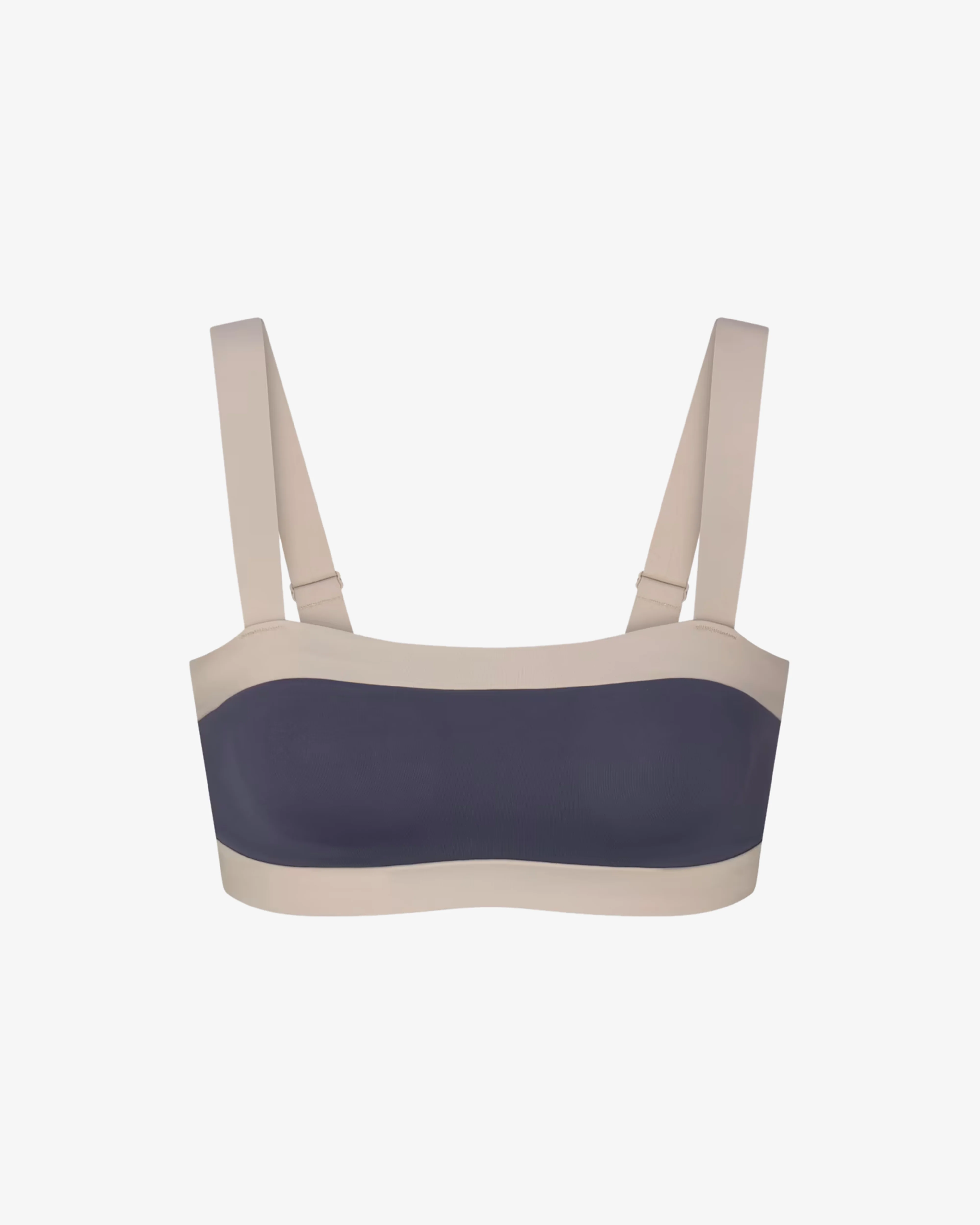 NikeSKIMS - Women's Shine Scoop Neck Bra Top - (Navy)