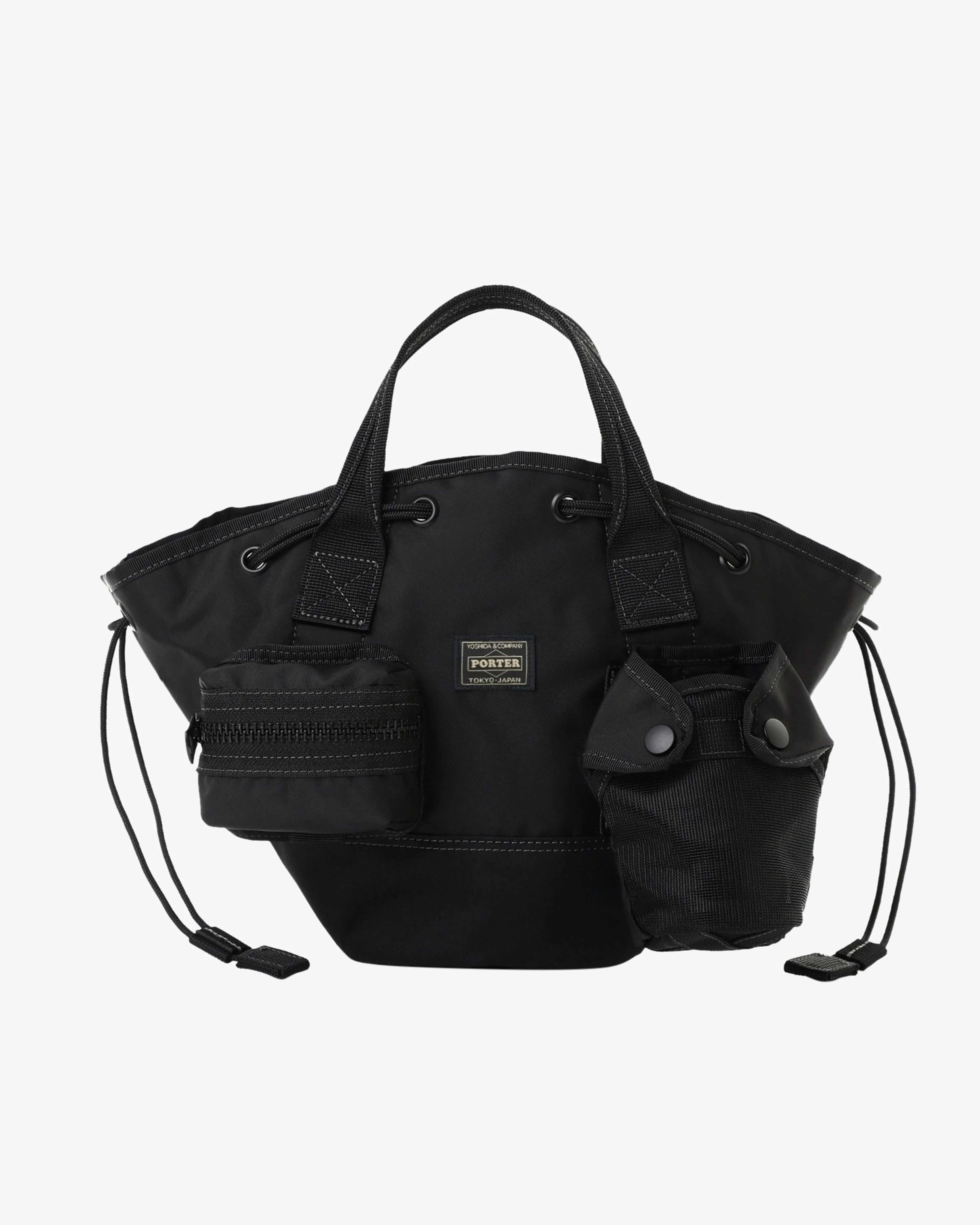 Porter Yoshida & Co. - Men's All Scarf Tote With Pouches - (Black)
