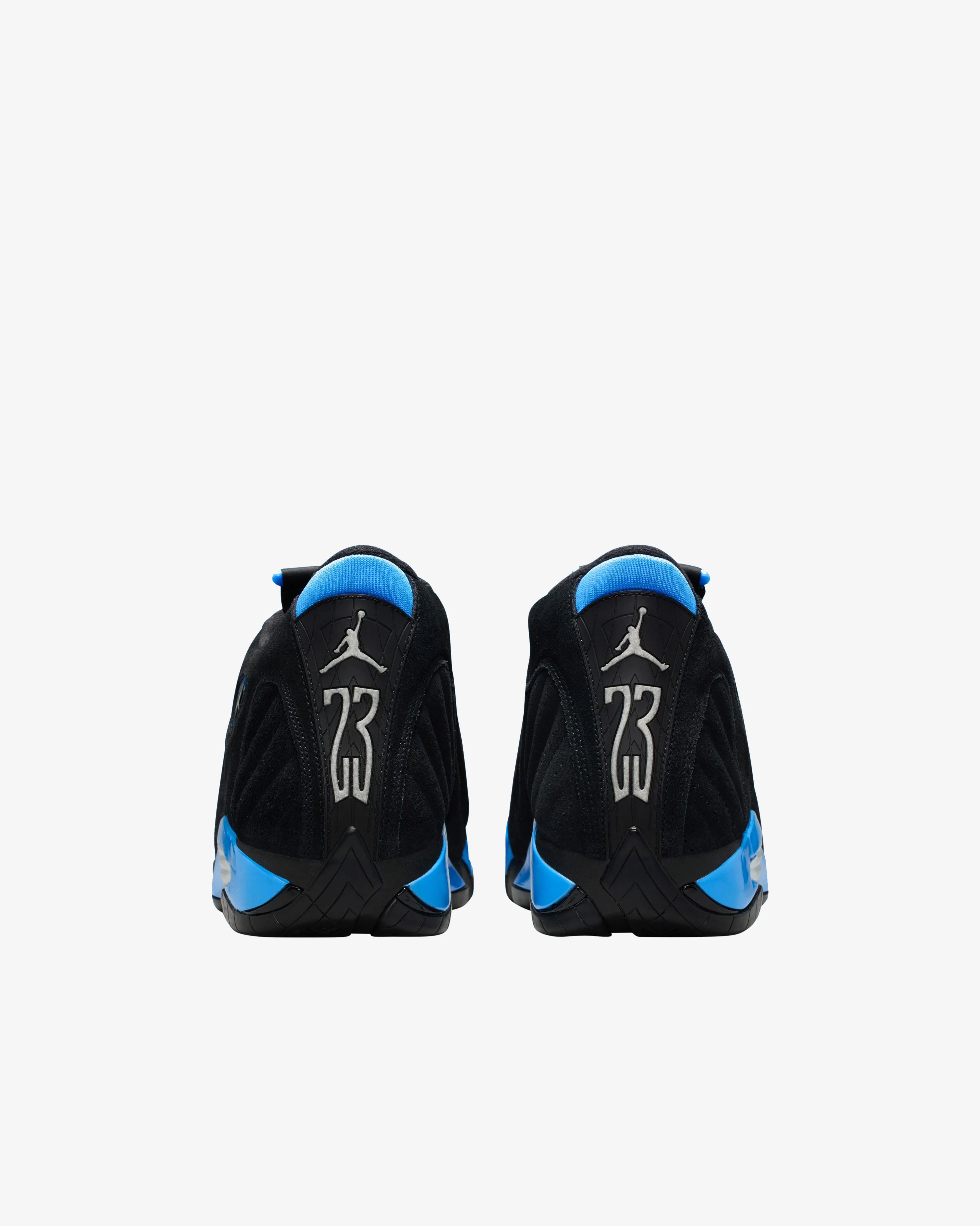 Nike - Men's Air Jordan 14 Retro Sneakers - (Black/University Blue/Metallic Silver/White)