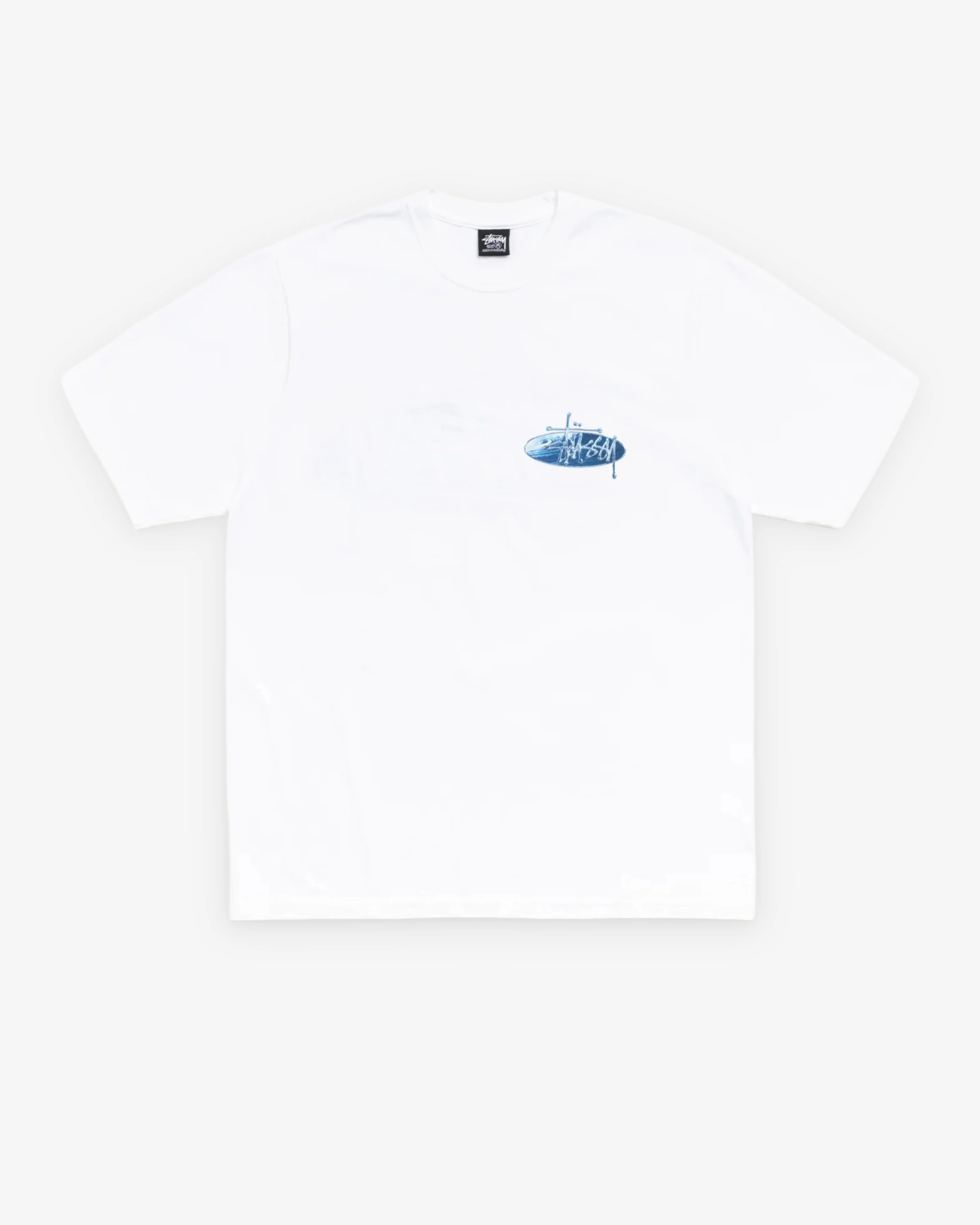 Stüssy - Men's Wave Oval Tee - (White)