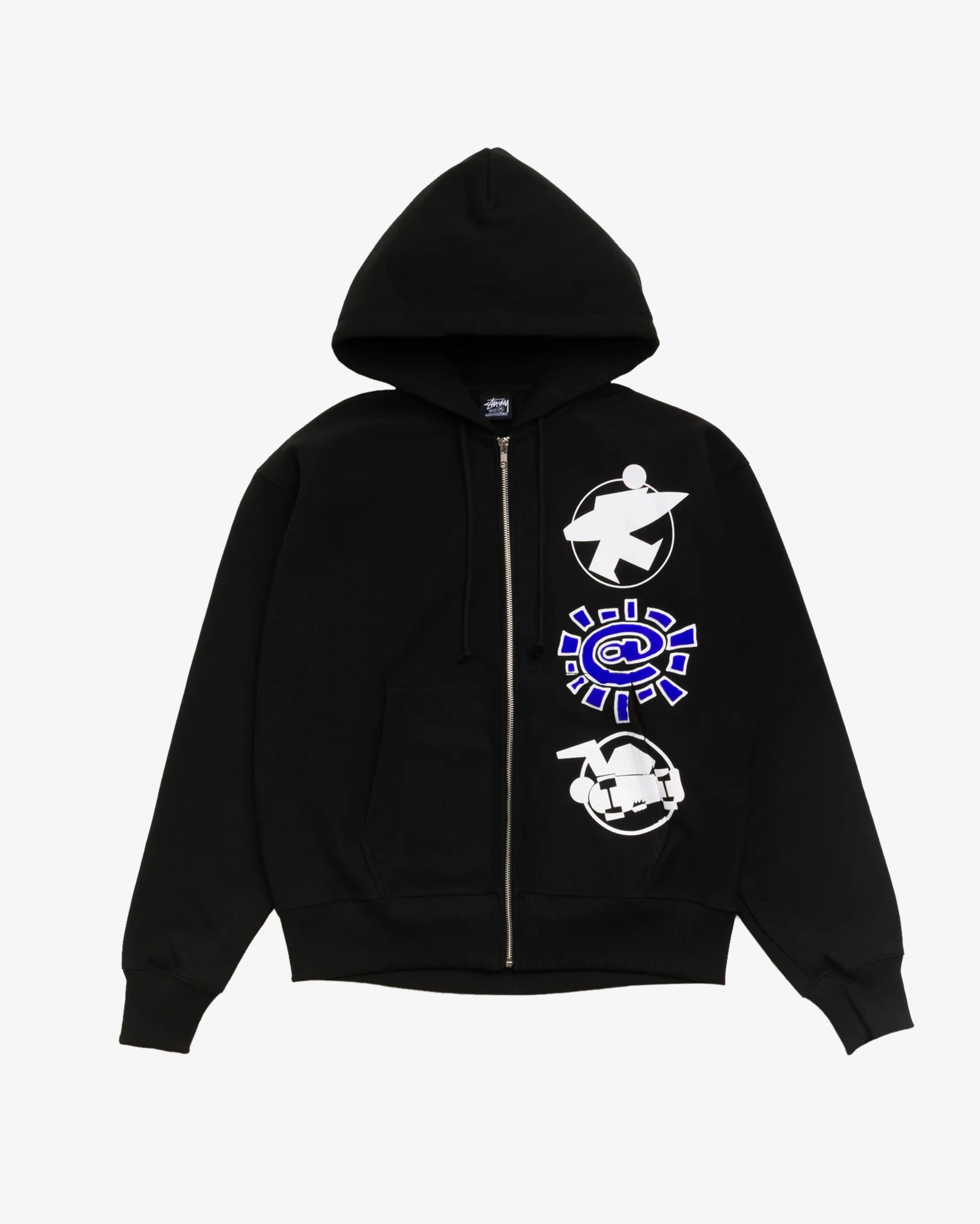 Stüssy - Men's Always Do What You Should Do Stack Zip Hoodie - (Black)