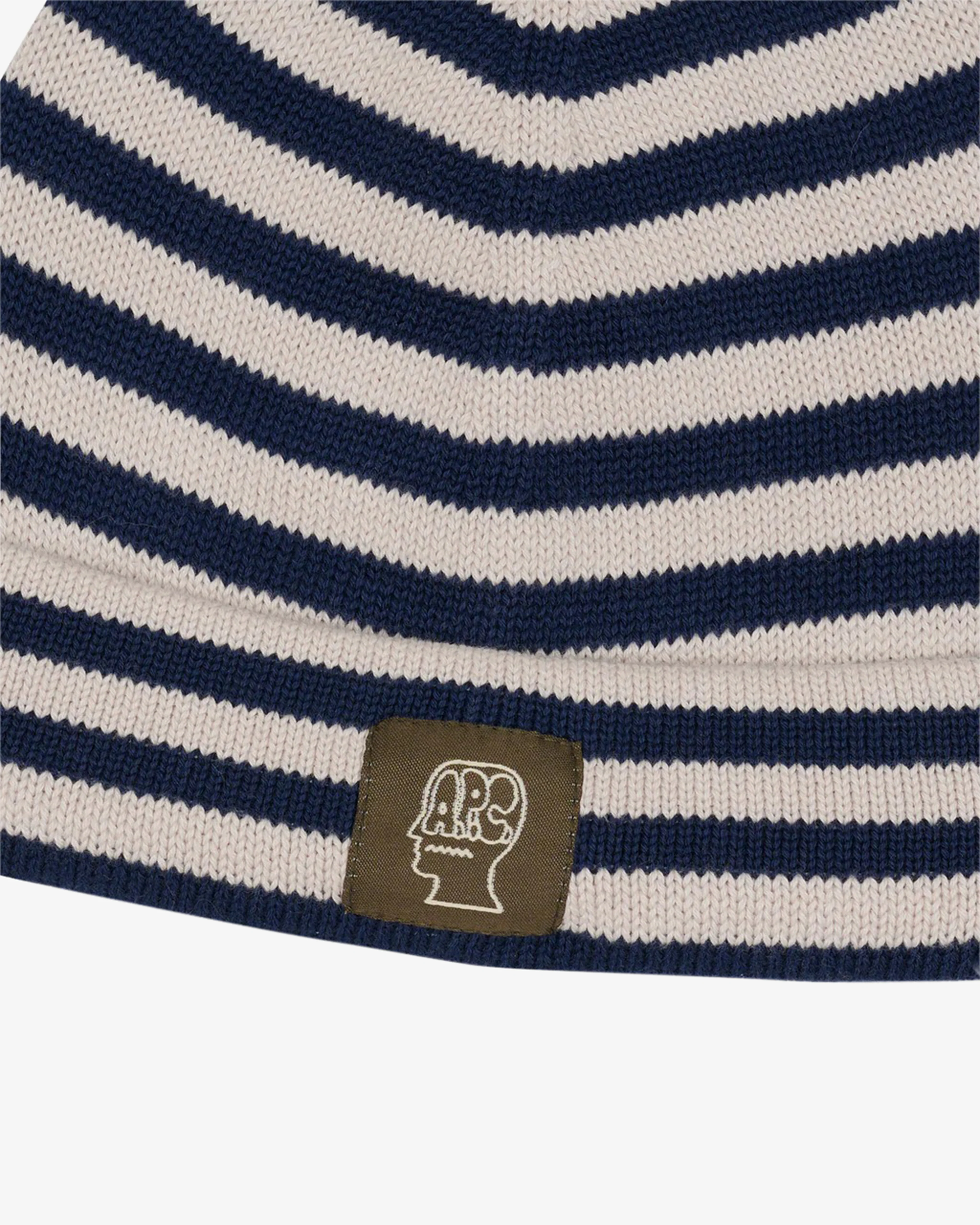 Brain Dead - Men's APC Striped Cotton Beanie - (Navy)