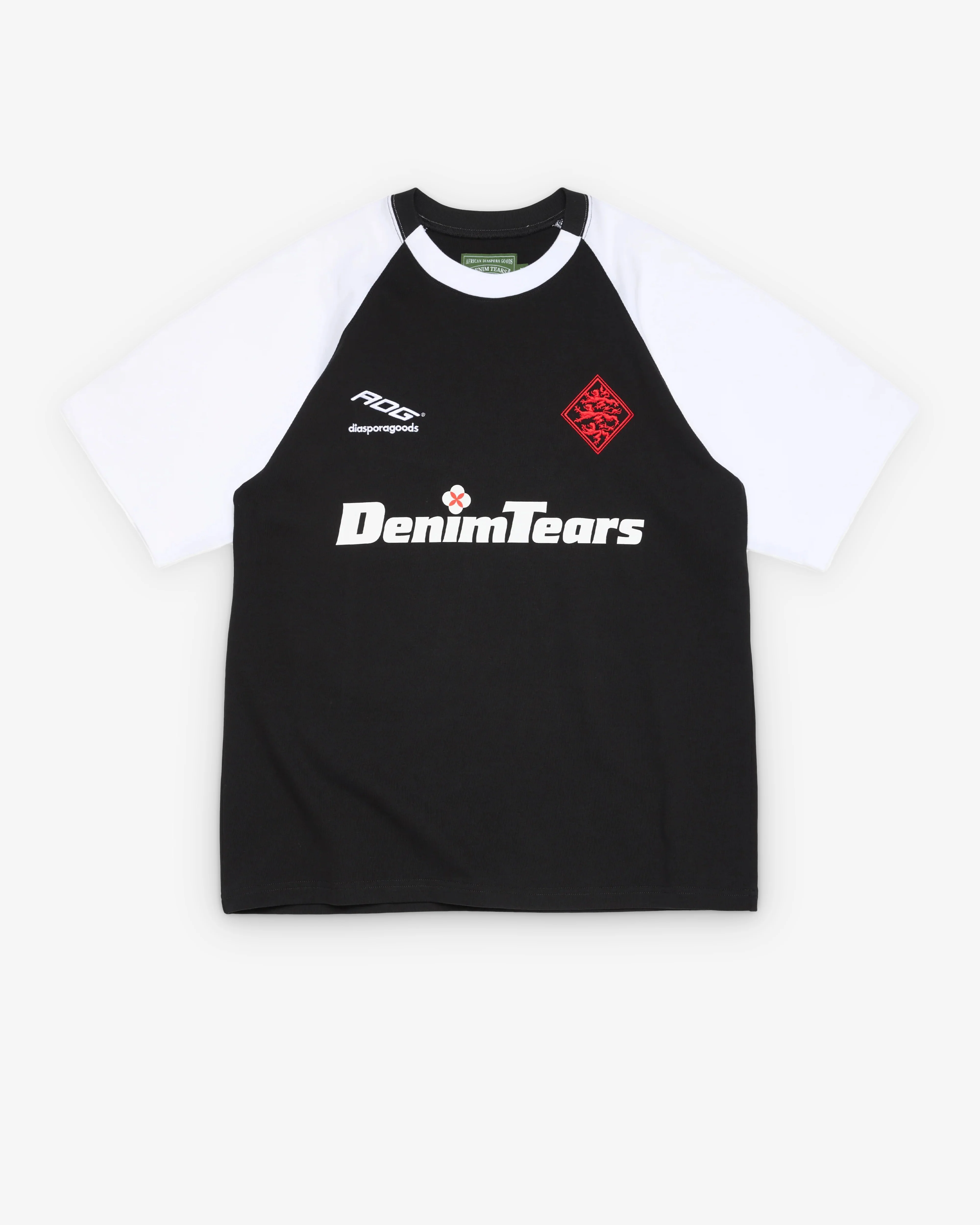 Denim Tears - Men's Football Raglan Tee - (Black)