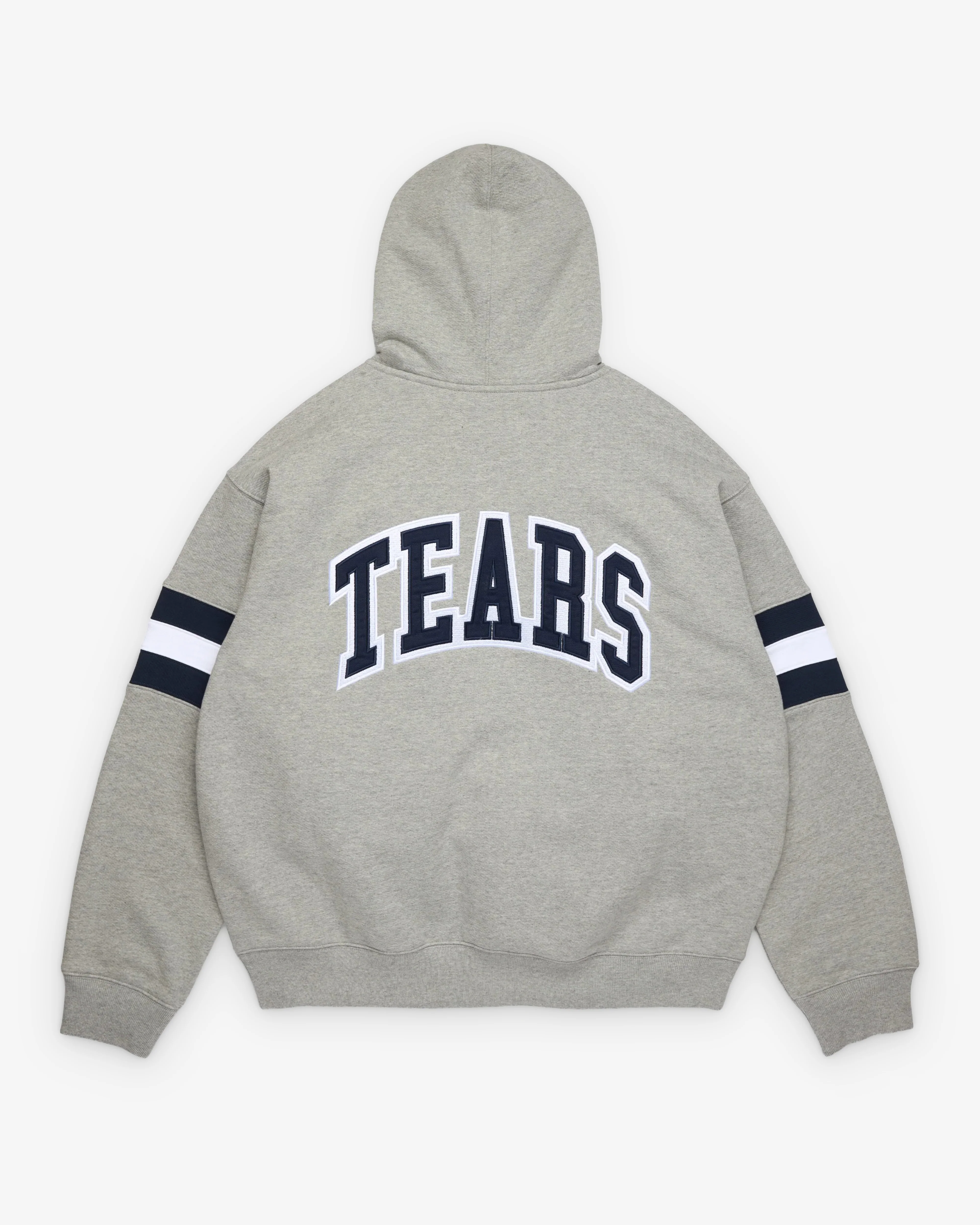 Denim Tears - Men's DT Stripe Zip Hoodie - (Grey)
