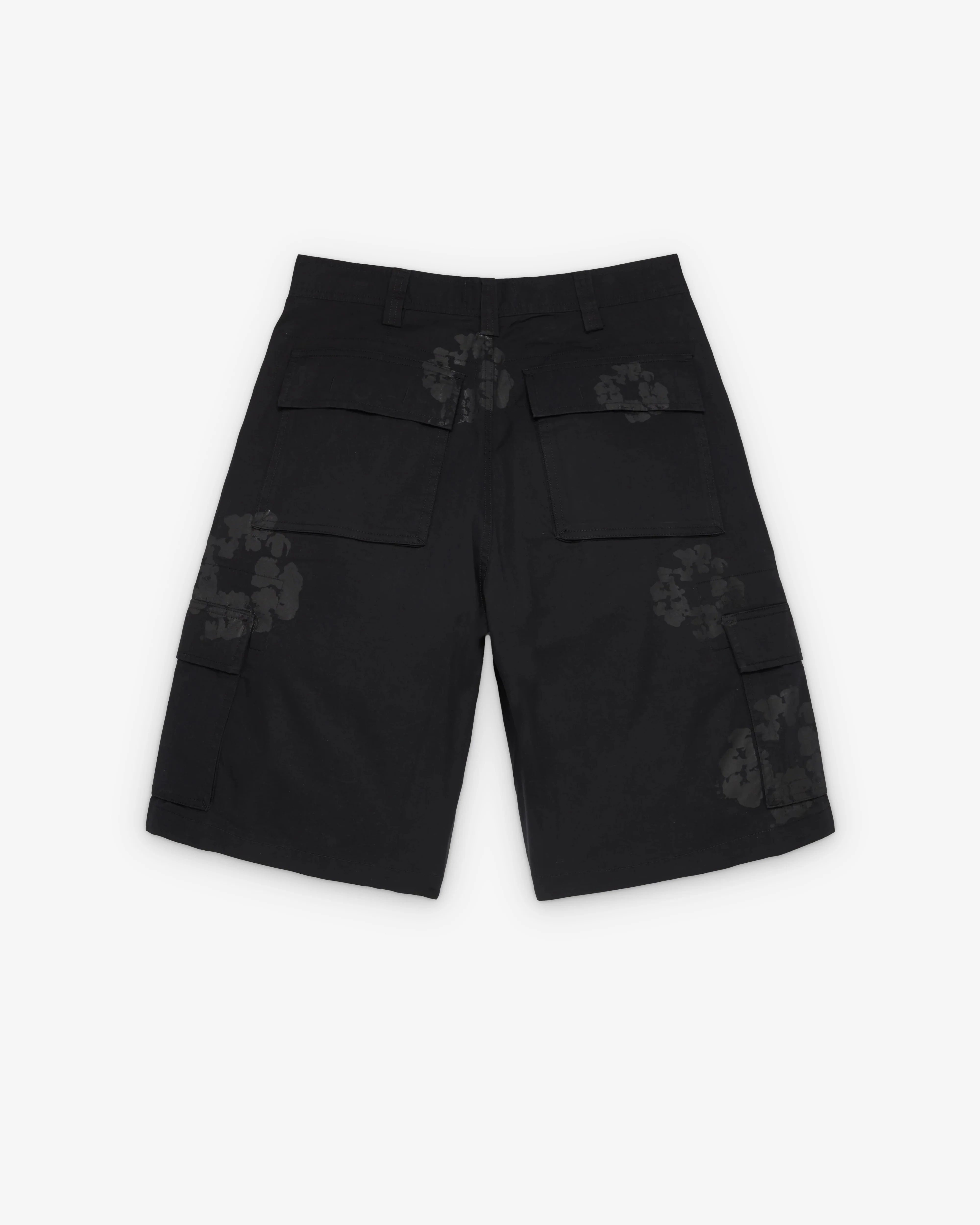 Denim Tears - Men's Cotton Wreath Cargo Short - (Black)