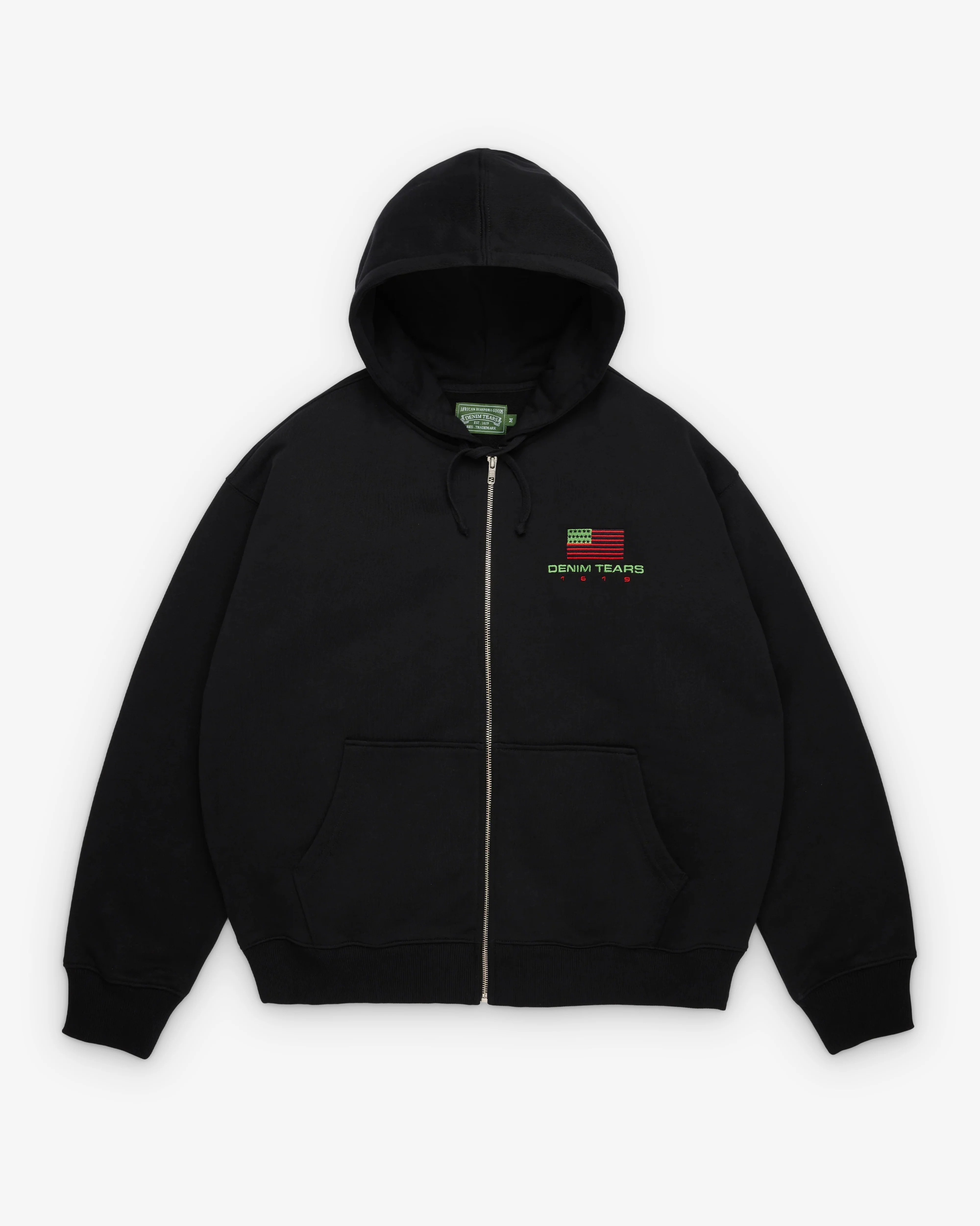 Denim Tears - Men's Pan African Zip Hoodie - (Black)
