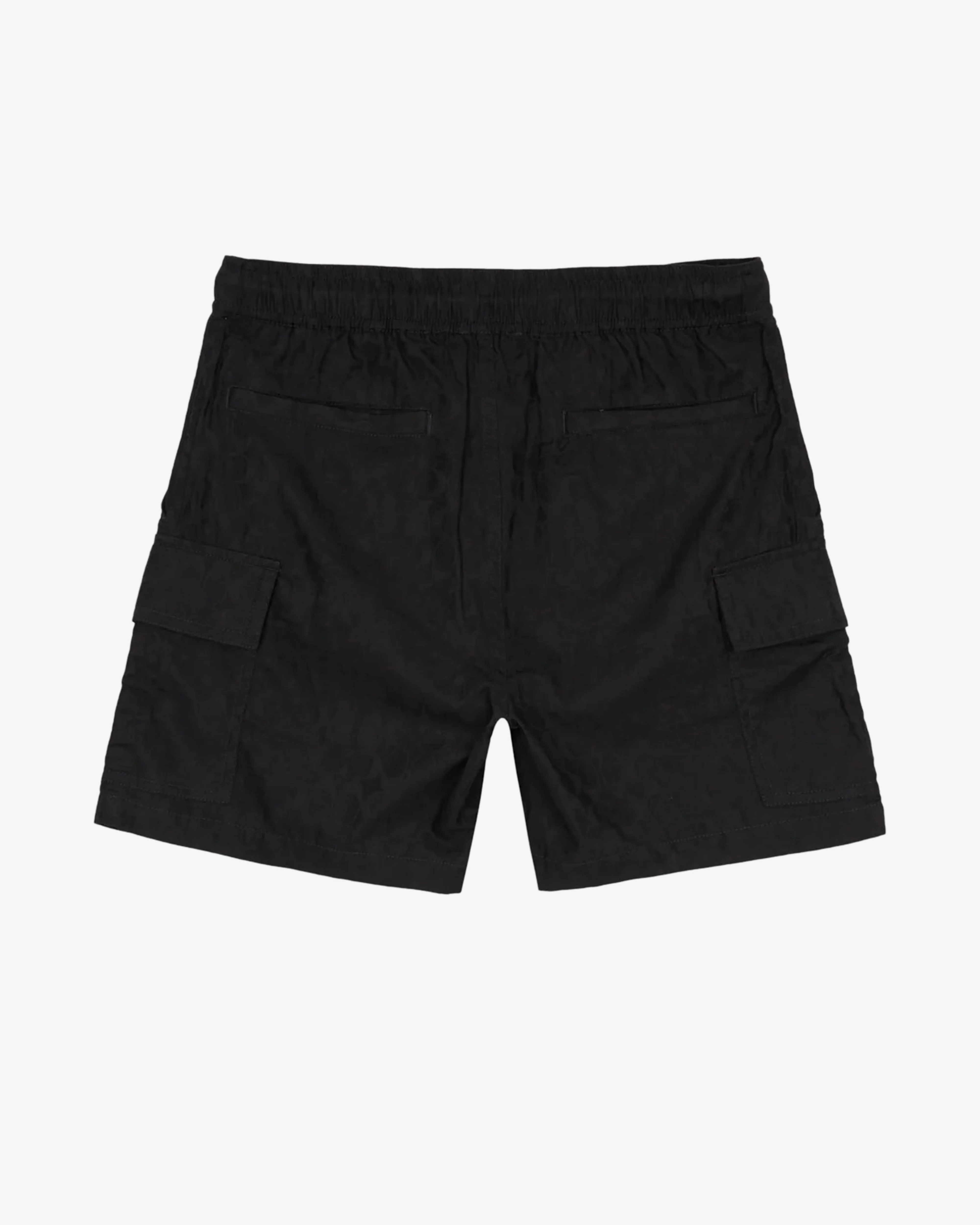 Brain Dead - Men's Coach Signature Camp Shorts - (Black) view 2, Click to Zoom in