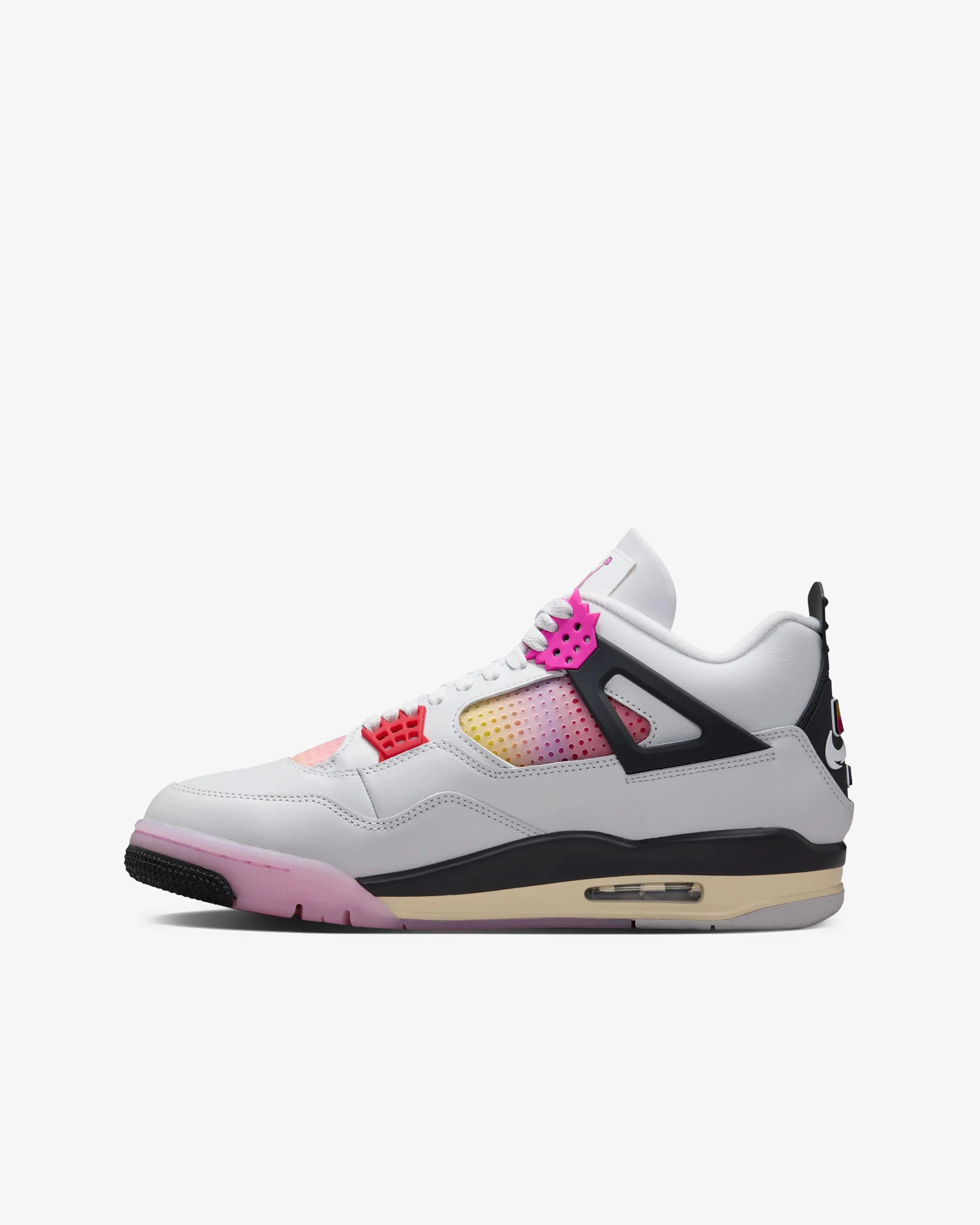 Jordan - Air Jordan 4 Retro Comic - (Off White/Pink)