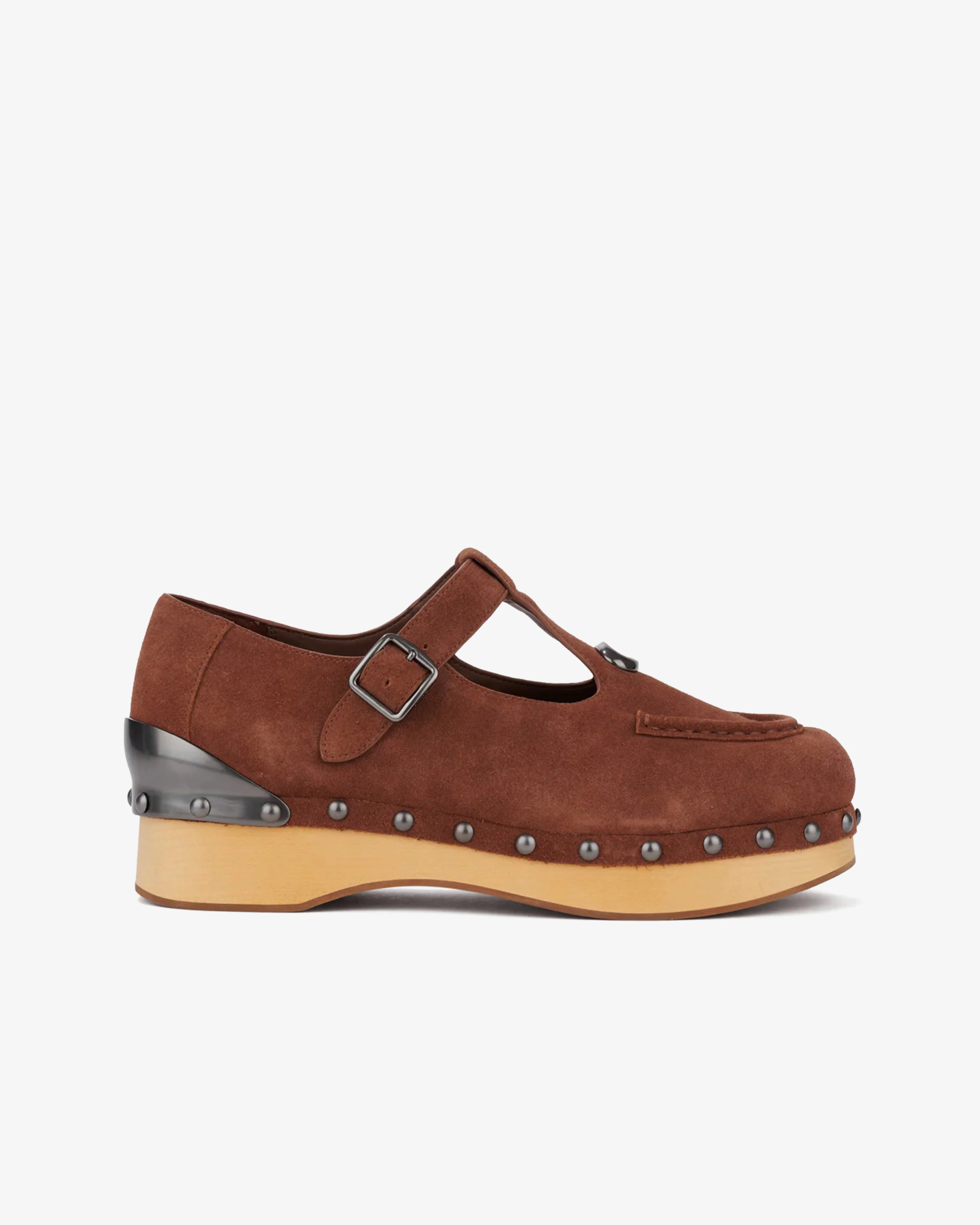 Brain Dead - Women's Coach Suede Wooden Mary Jane - (Vintage Brown)