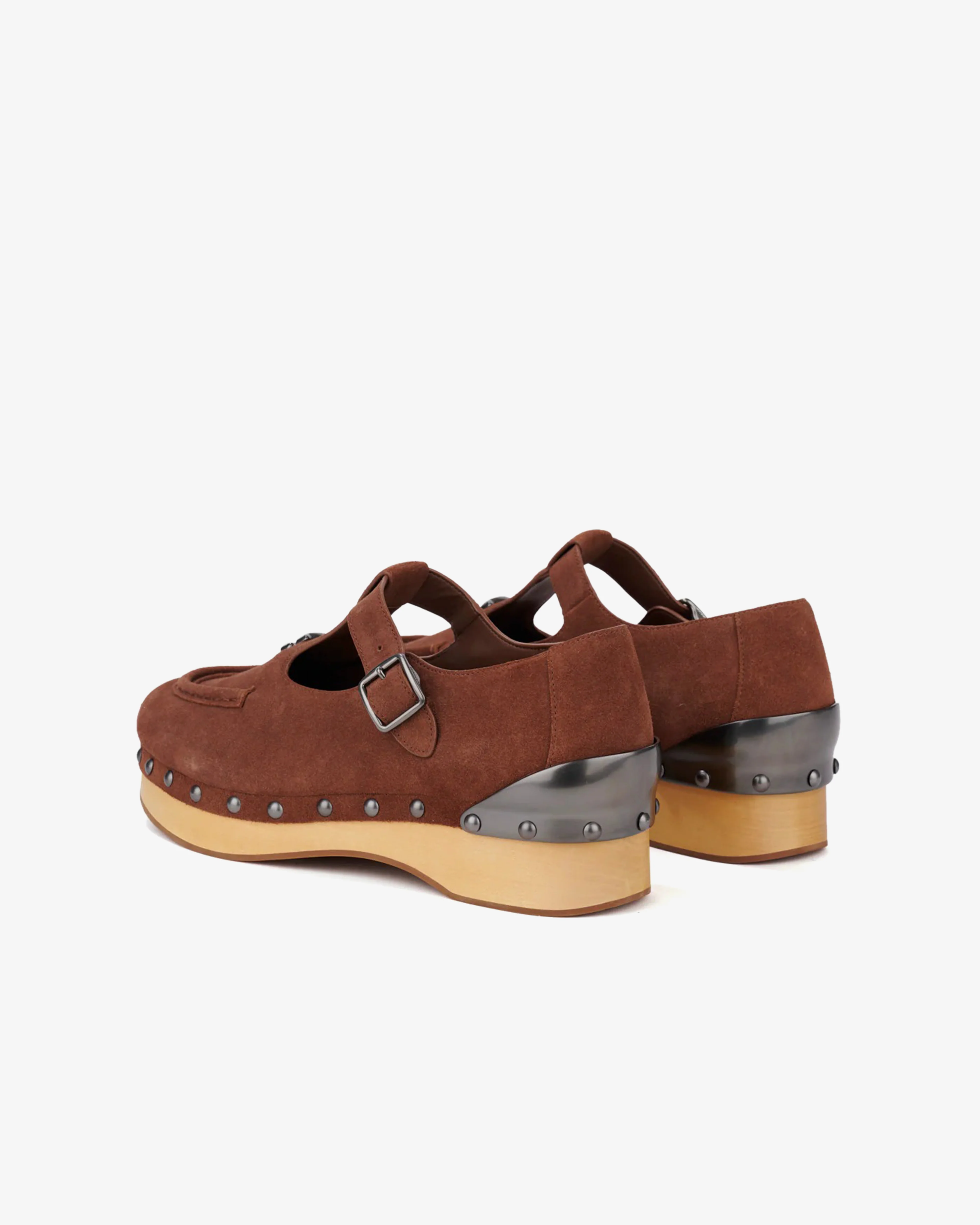Brain Dead - Women's Coach Suede Wooden Mary Jane - (Vintage Brown)