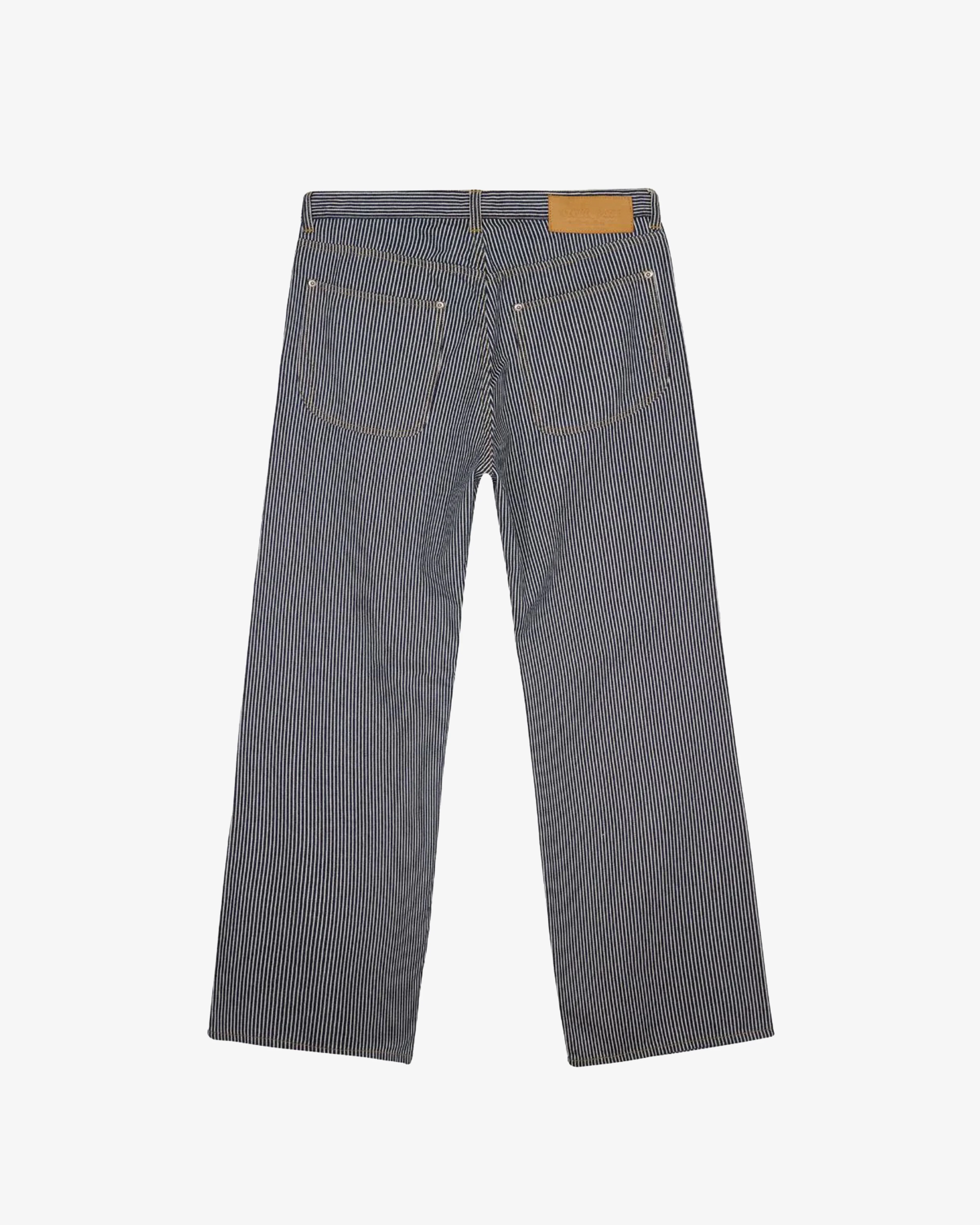 Brain Dead - Men's Type 00 Hickory Stripe Denim Pant - (Navy)