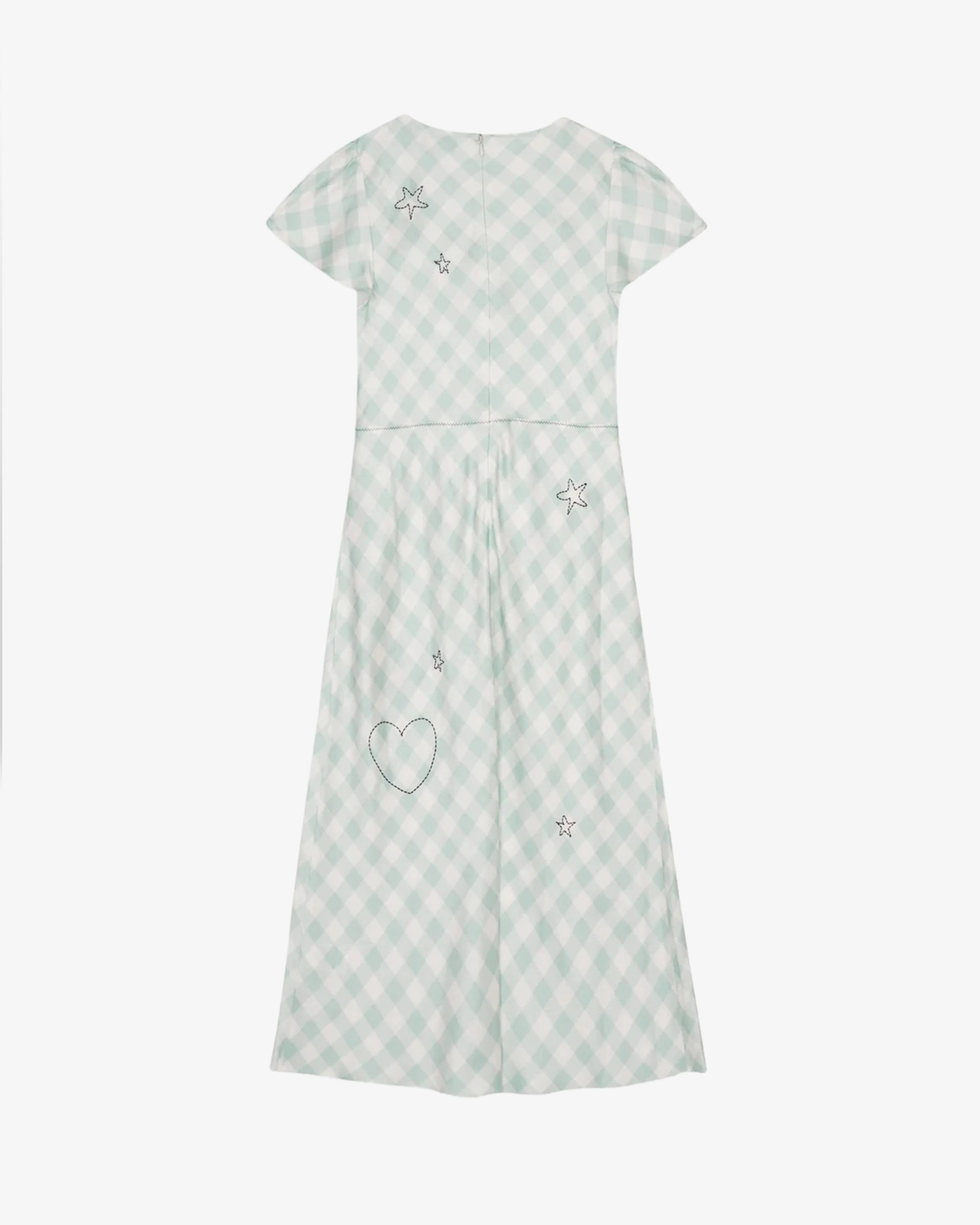 Brain Dead - Women's Coach Embroidered Gingham Dress