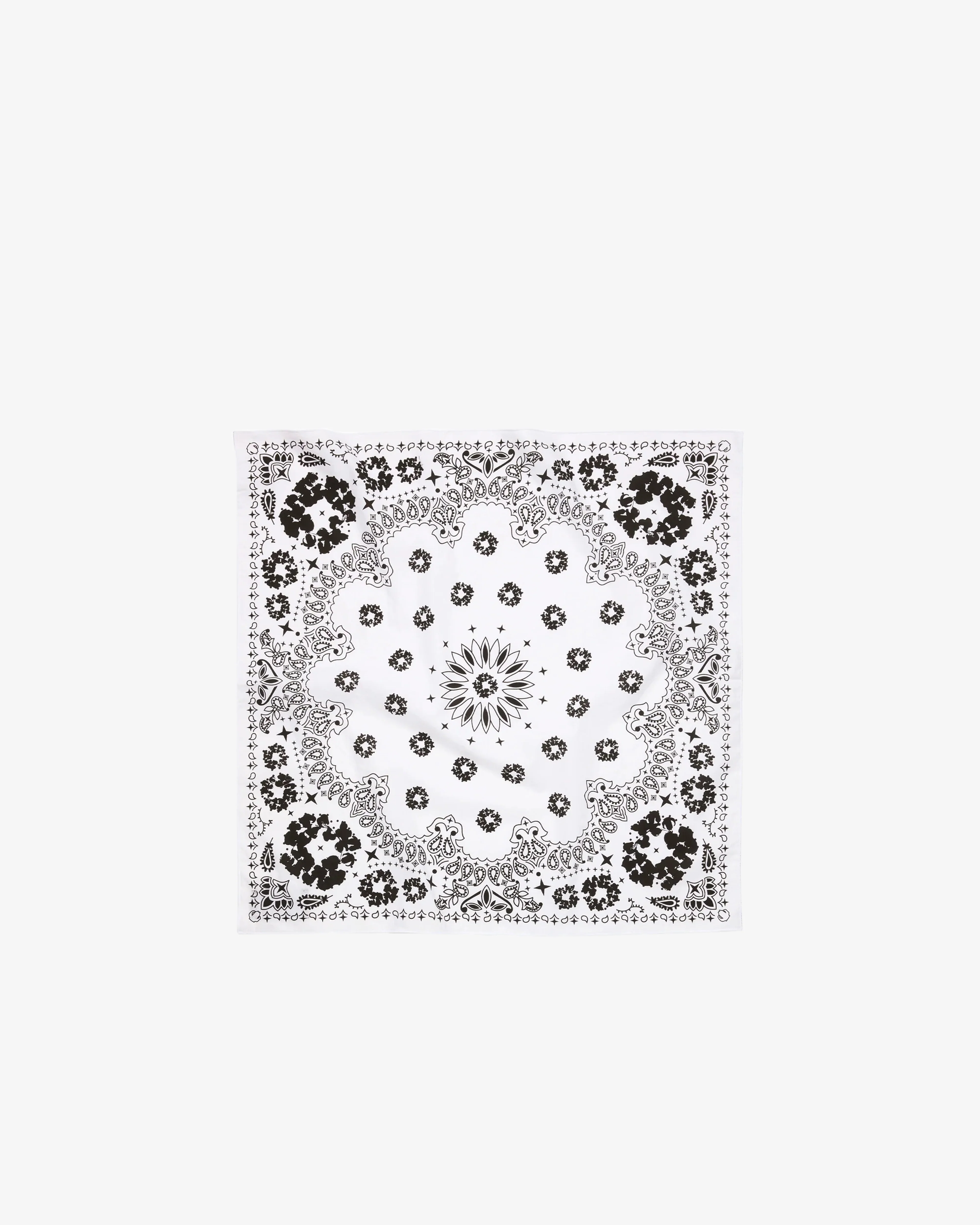 Denim Tears - Men's Cotton Wreath Paisley Bandana - (White)