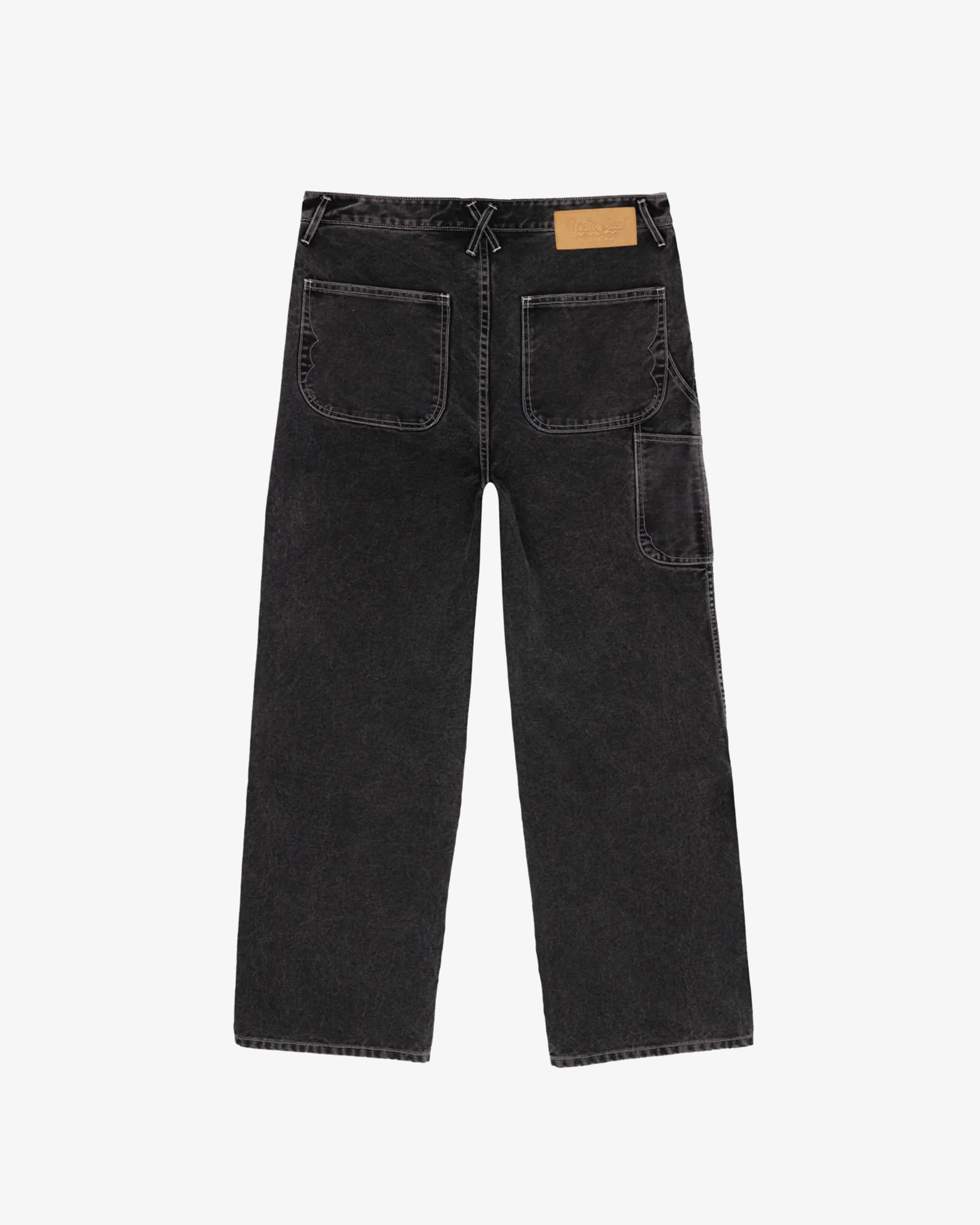 Brain Dead - Men's Type 02 Canvas Pant - (Washed Black) view 2, Click to Zoom in
