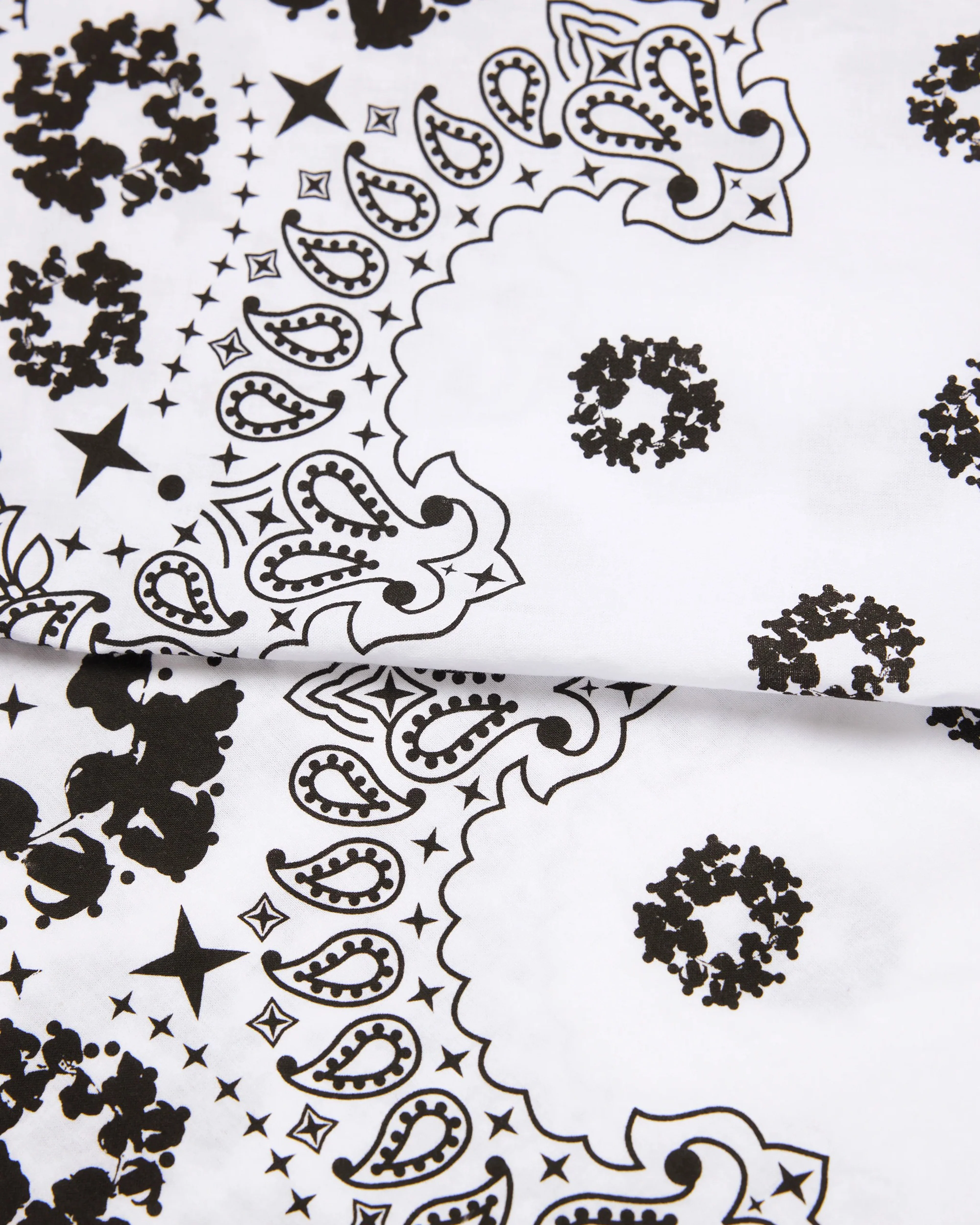 Denim Tears - Men's Cotton Wreath Paisley Bandana - (White)