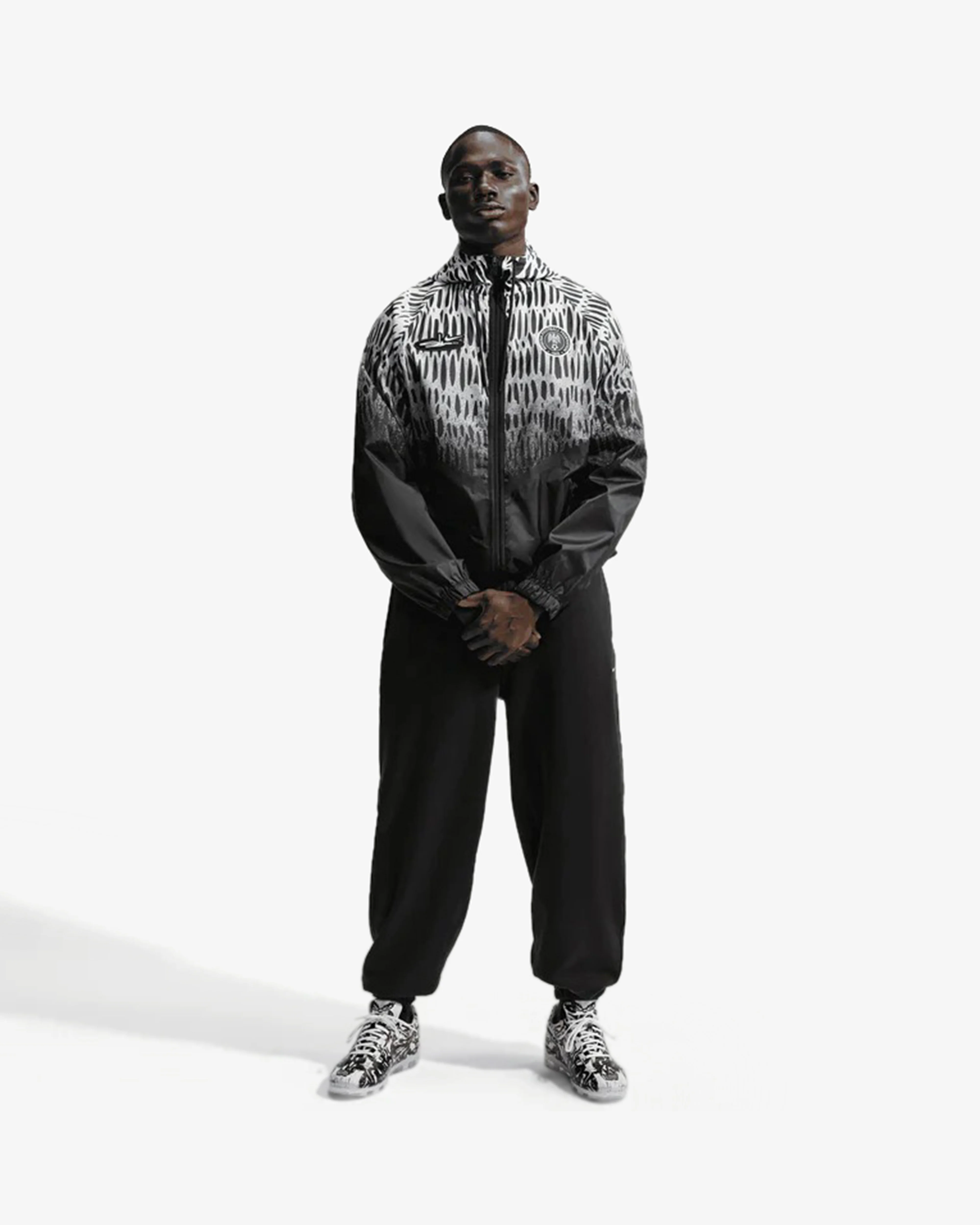 Nike - Men's Slawn X Nigeria Anthem Jacket - (Black/White)