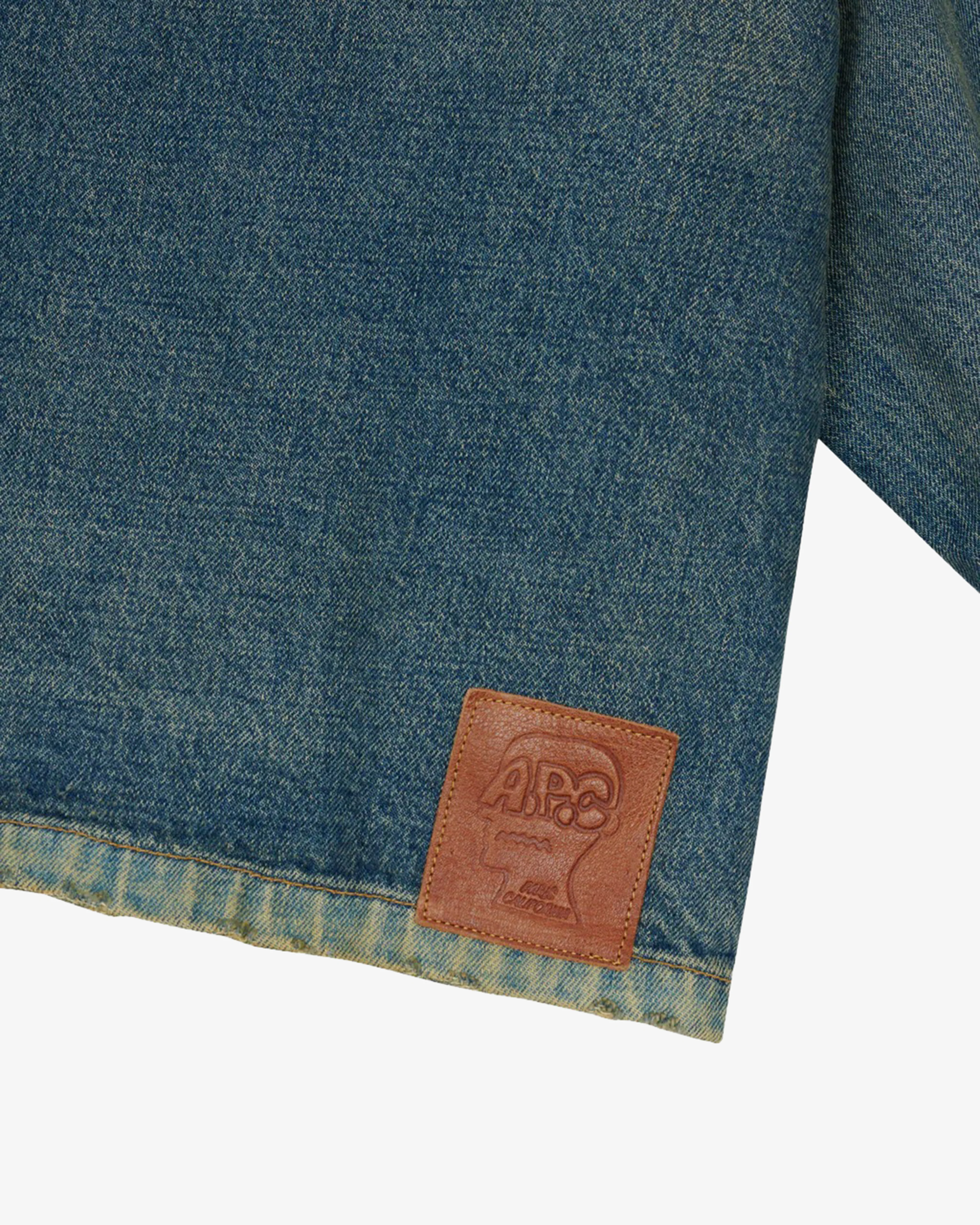 Brain Dead - Men's APC Selvedge Chore Jacket - (Washed Indigo)