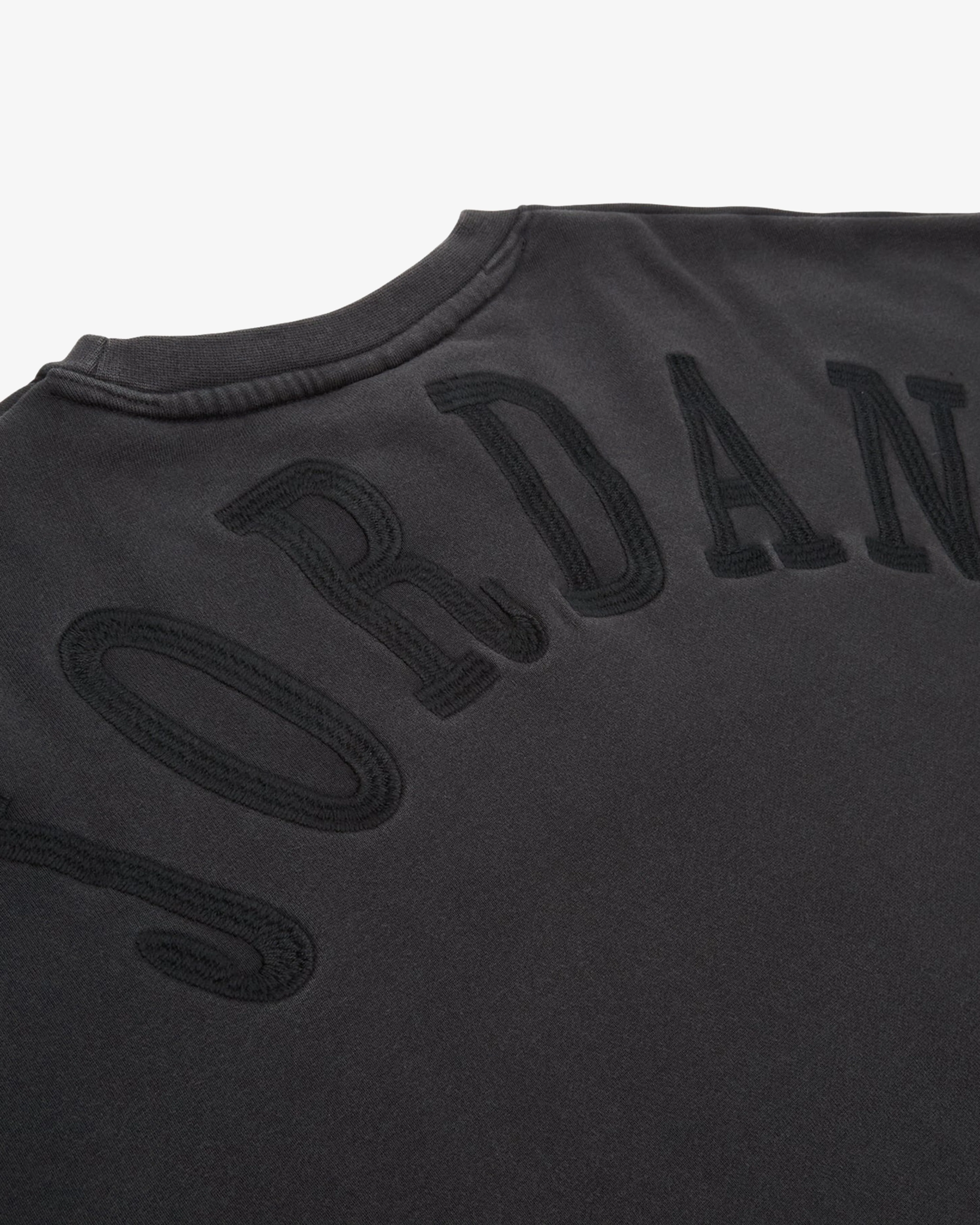 Nike - Men's Jordan X IH Cropped Fleece Crew-Neck Sweatshirt - (Black)