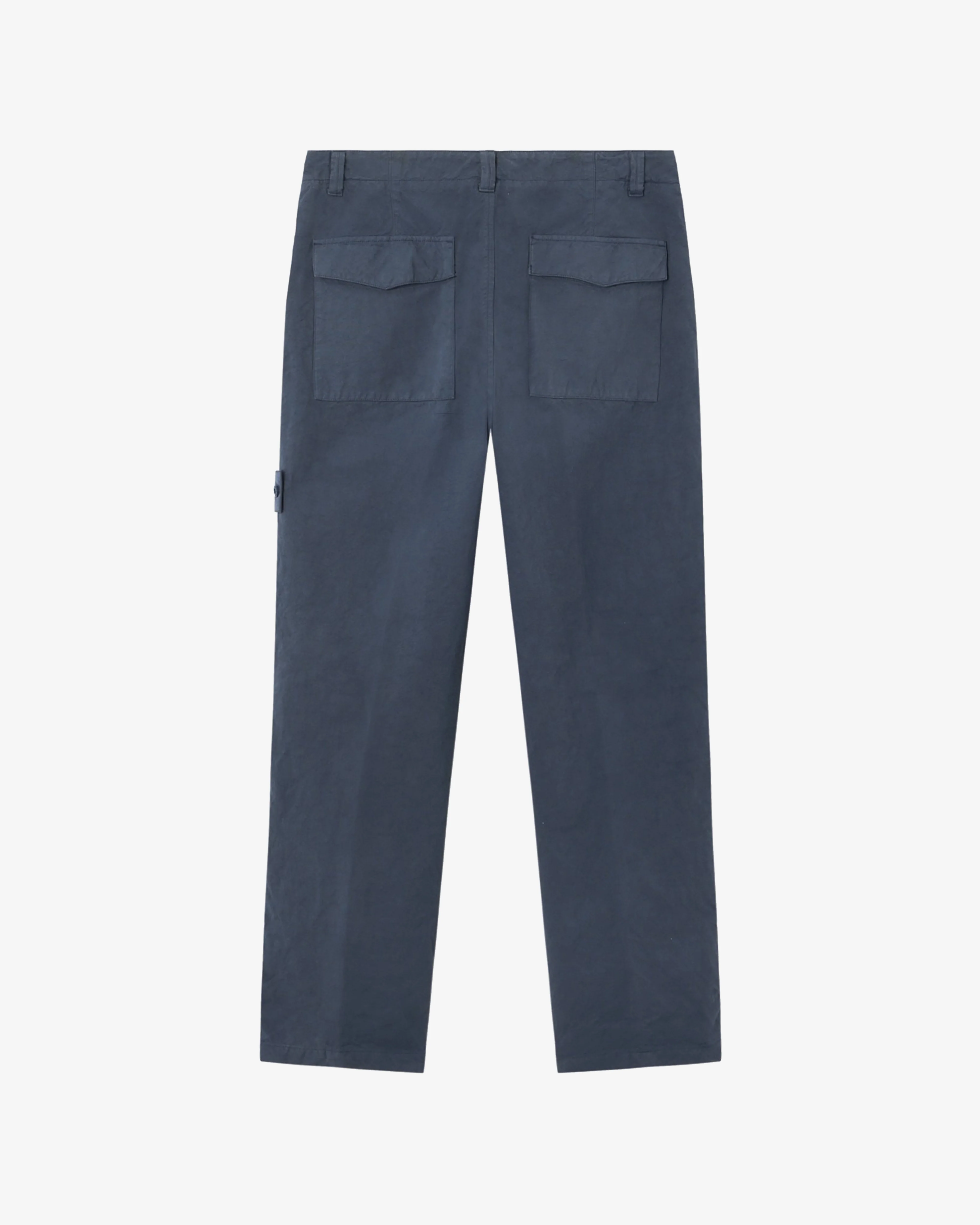 Stone Island - Men's Cotton Linen Canvas Trousers - (Slate Blue)