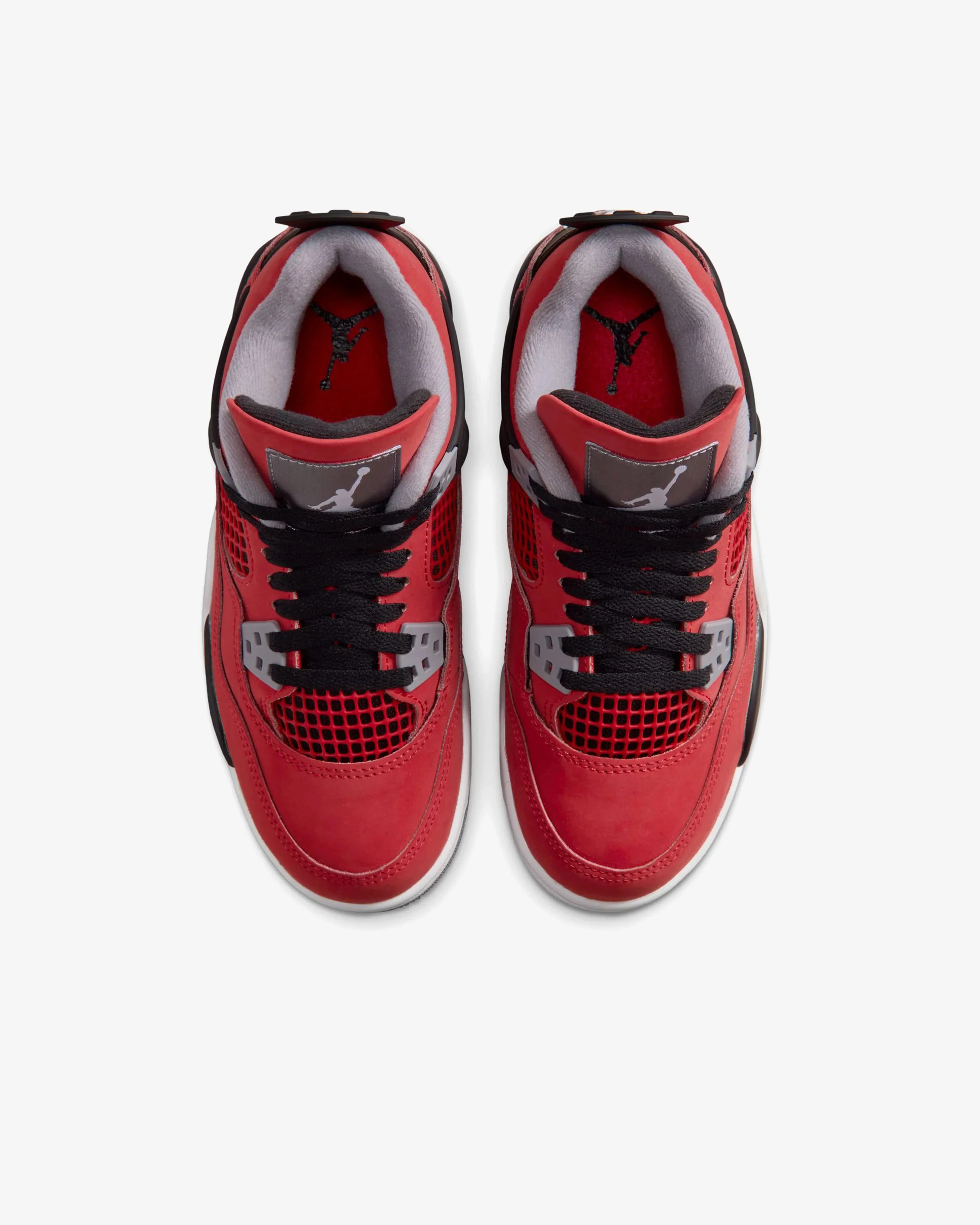 Nike - Kid's Air Jordan 4 Retro Toro Bravo GS Sneakers - (Fire Red/Black/Cement Grey)