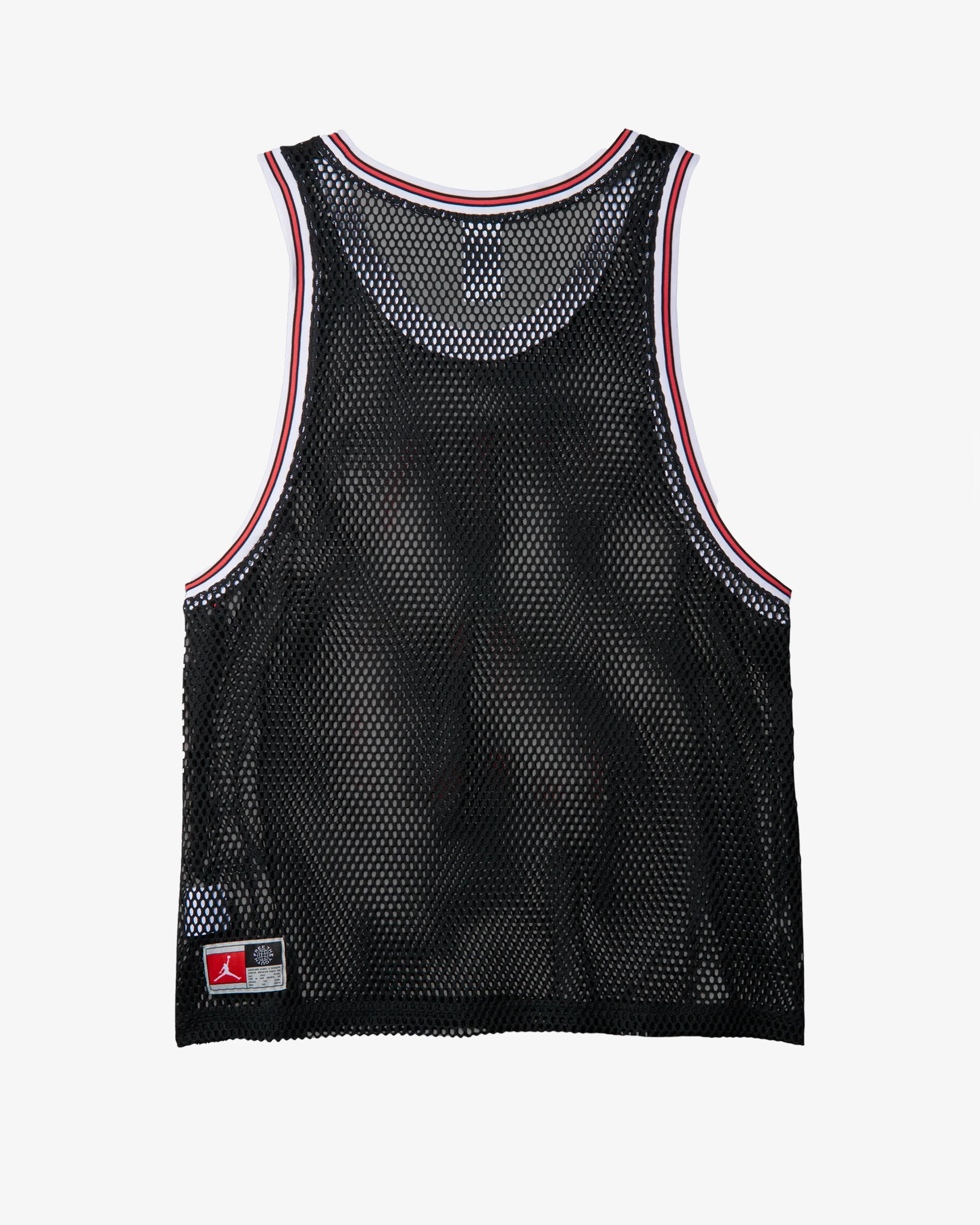 Jordan - Men's Free The Youth Basketball Jersey - (Black/Red) view 2, Click to Zoom in