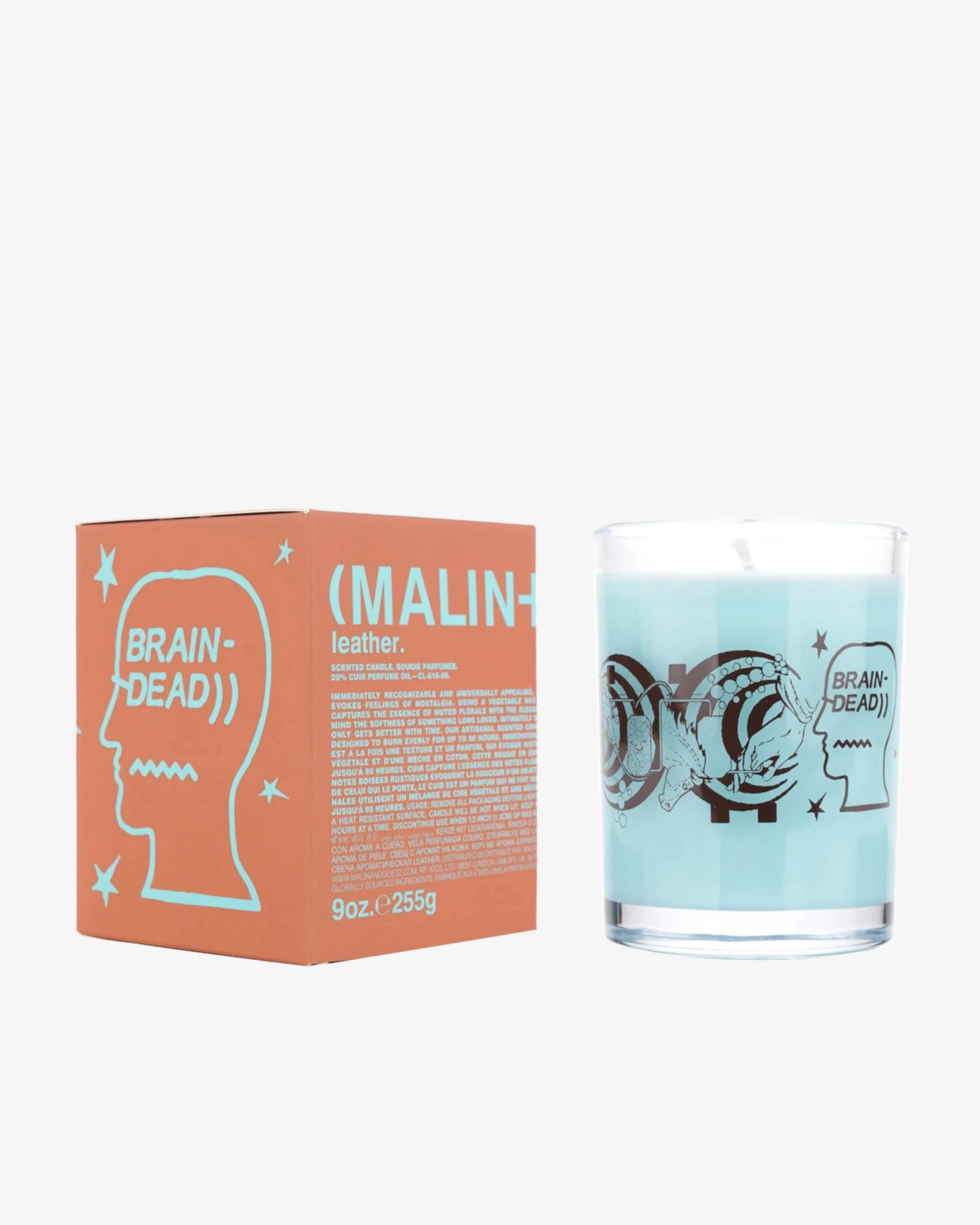 Brain Dead - Men's Malin + Goetz Leather 9oz Candle - (Multi)
