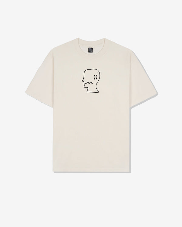 Brain Dead - Men
s Logo Head T-Shirt - (Natural)