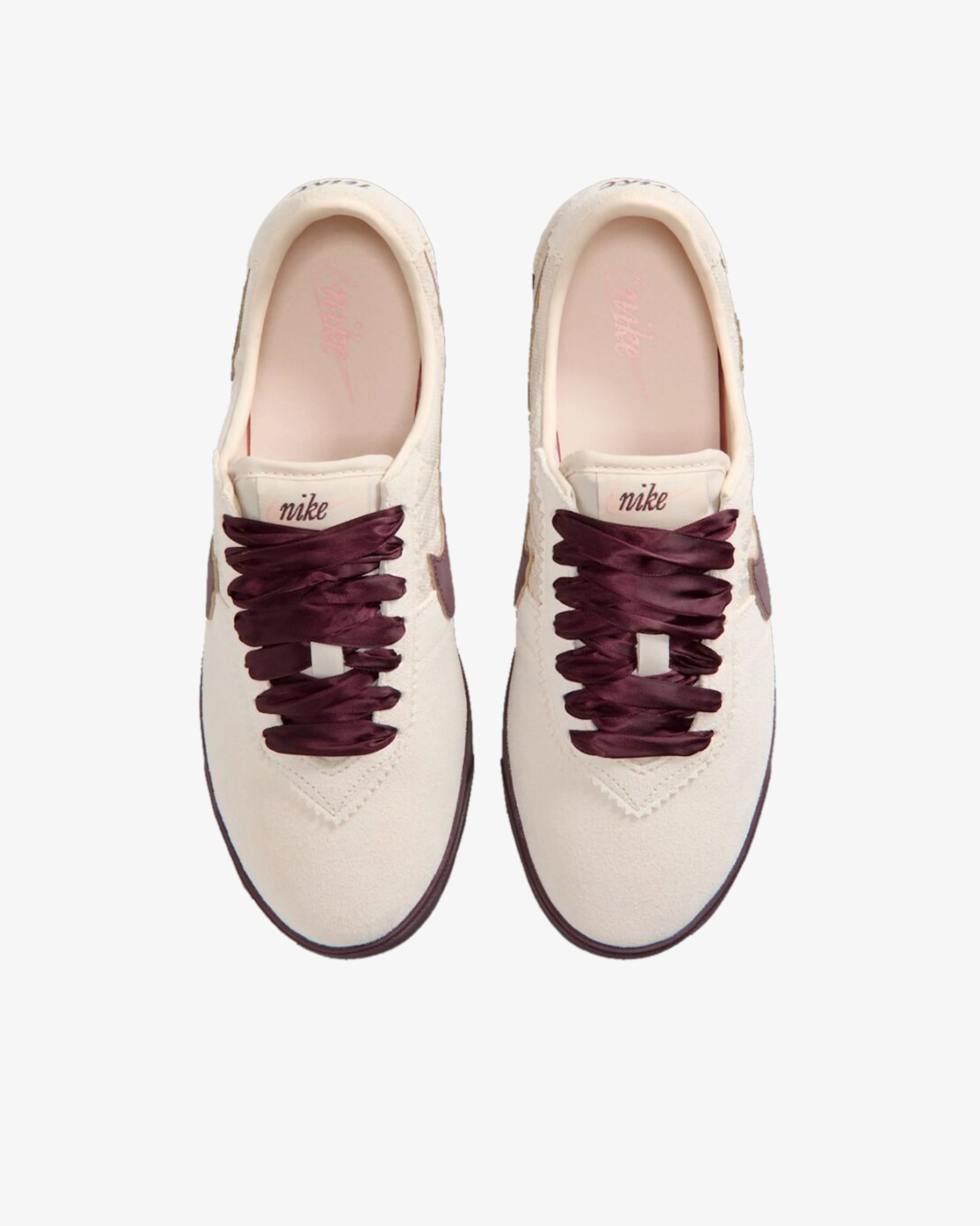 Nike - Women’s Astrograbber SE Sneakers - (Light Cream/Burgundy Crush)