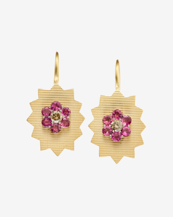 Nikolle Radi - Women
s Fractal Earrings - (Gold)