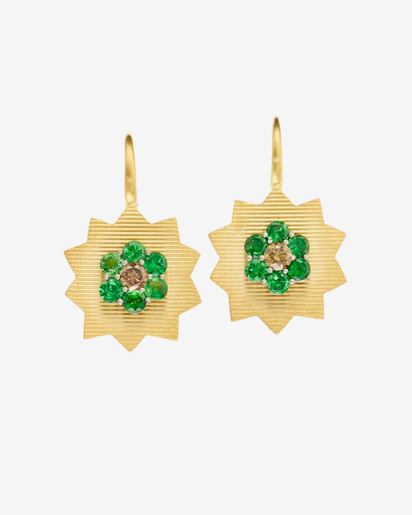 Nikolle Radi - Women
s Fractal Earrings - (Gold)