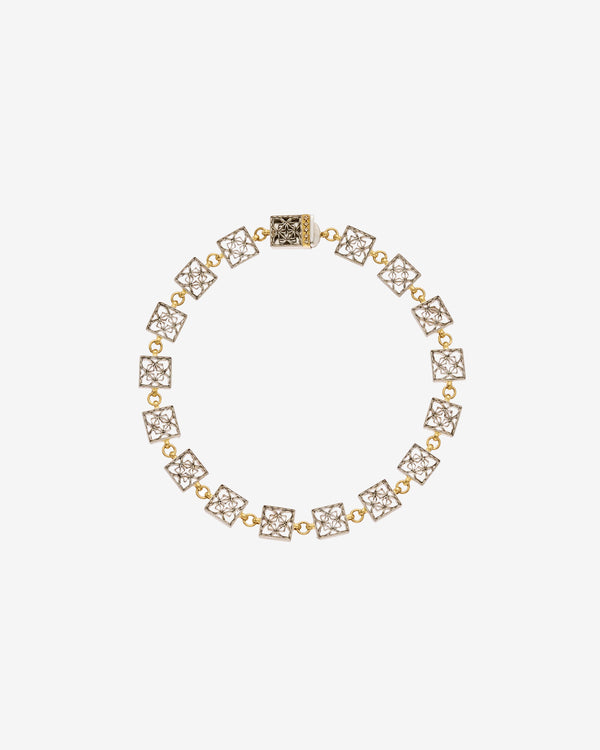 Nikolle Radi - Women
s Damask Chain Bracelet - (Gold)