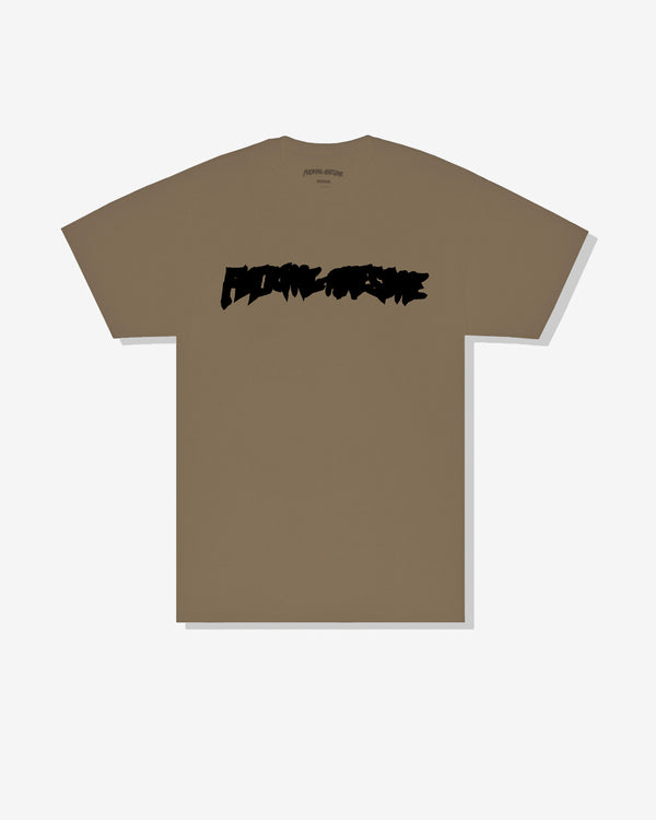 Fucking Awesome - Men
s Ink Trap Stamp Logo T-Shirt - (Brown)