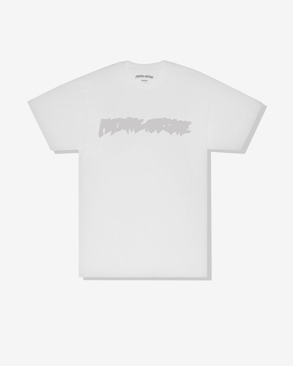 Fucking Awesome - Men
s Ink Trap Stamp Logo T-Shirt - (White)