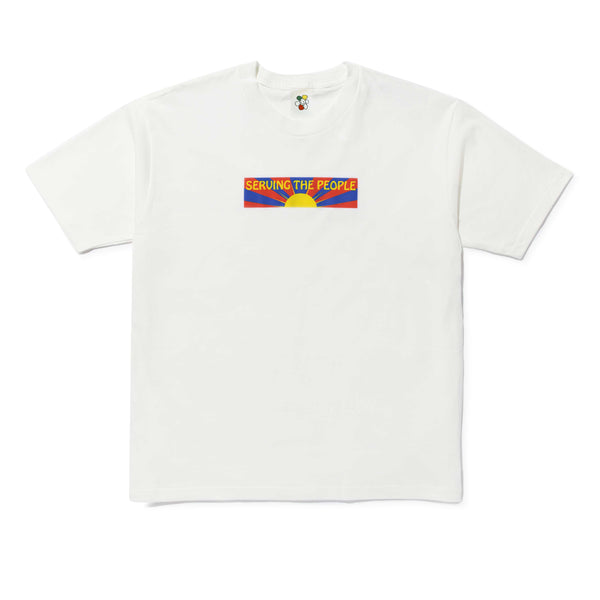 Serving The People (STP) - Men
s Tibet Tee - (White)