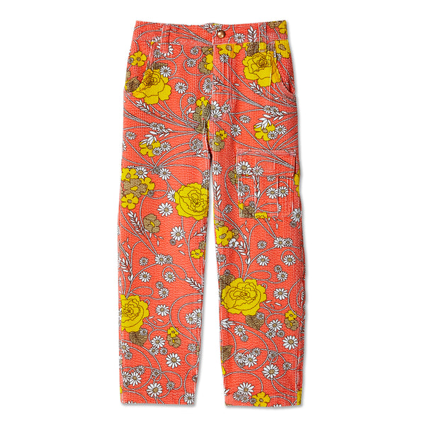 ERL - Kid
s Corduroy Printed Pants - (Pink)