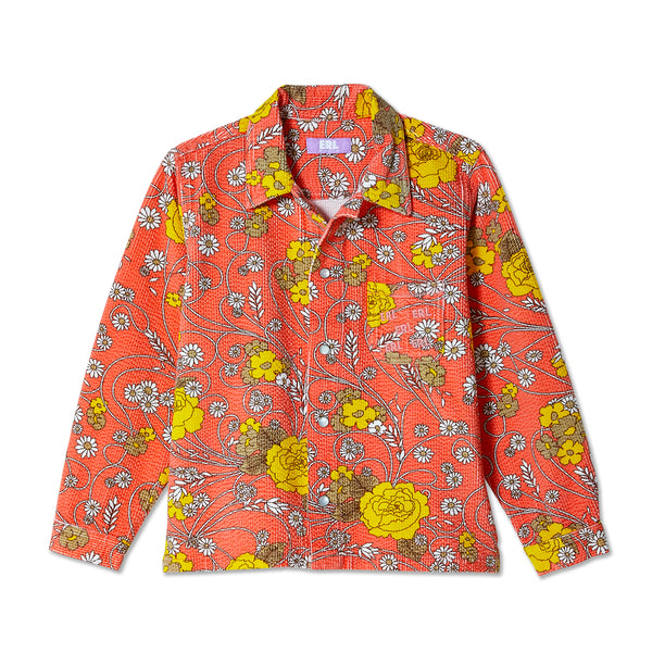 ERL - Kid
s Corduroy Printed Shirt - (Pink)