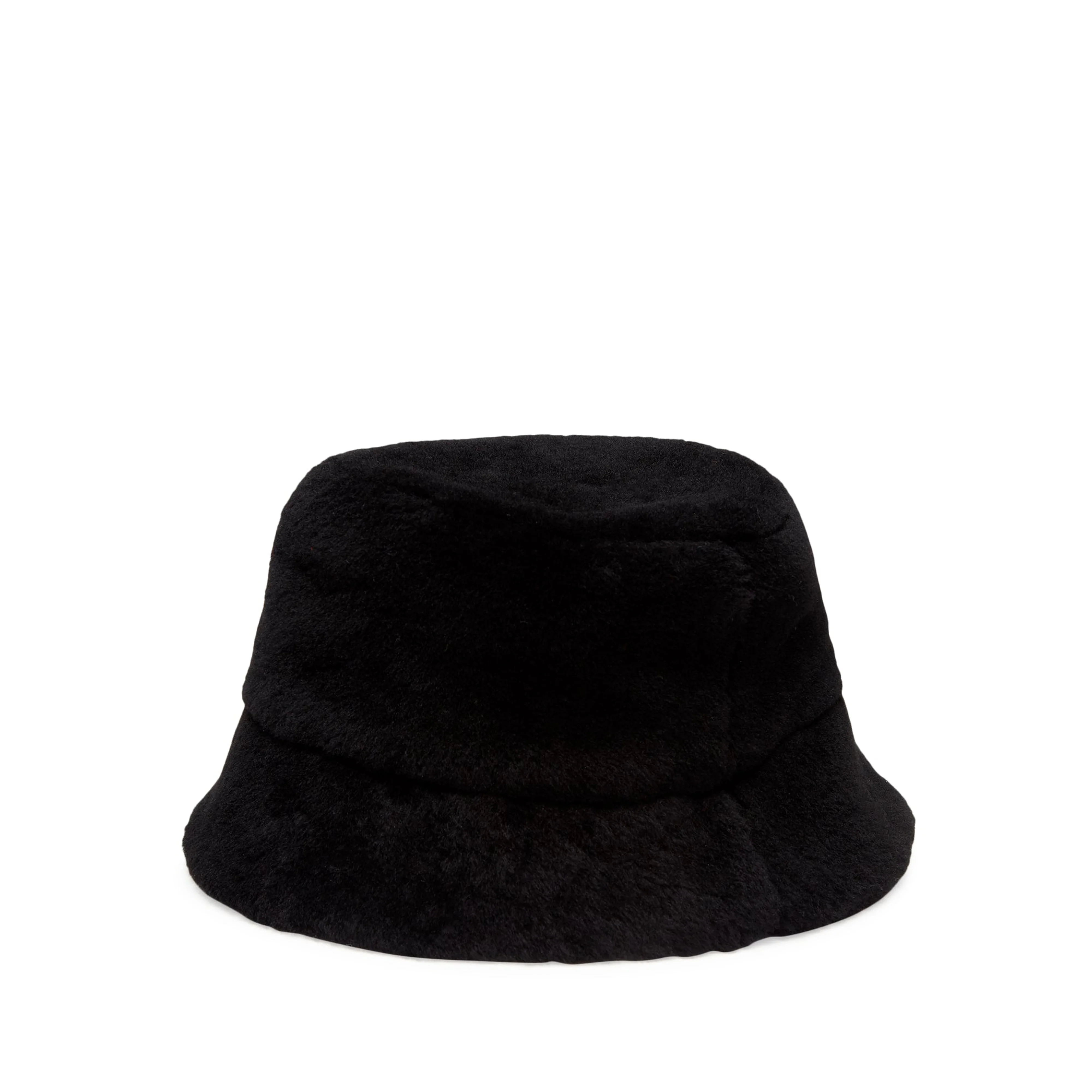 Prada - Women’s Shearling Bucket Hat - (Black)