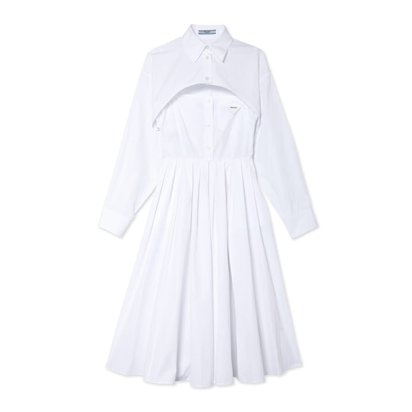 Prada - Women’s Shirt Dress - (White)