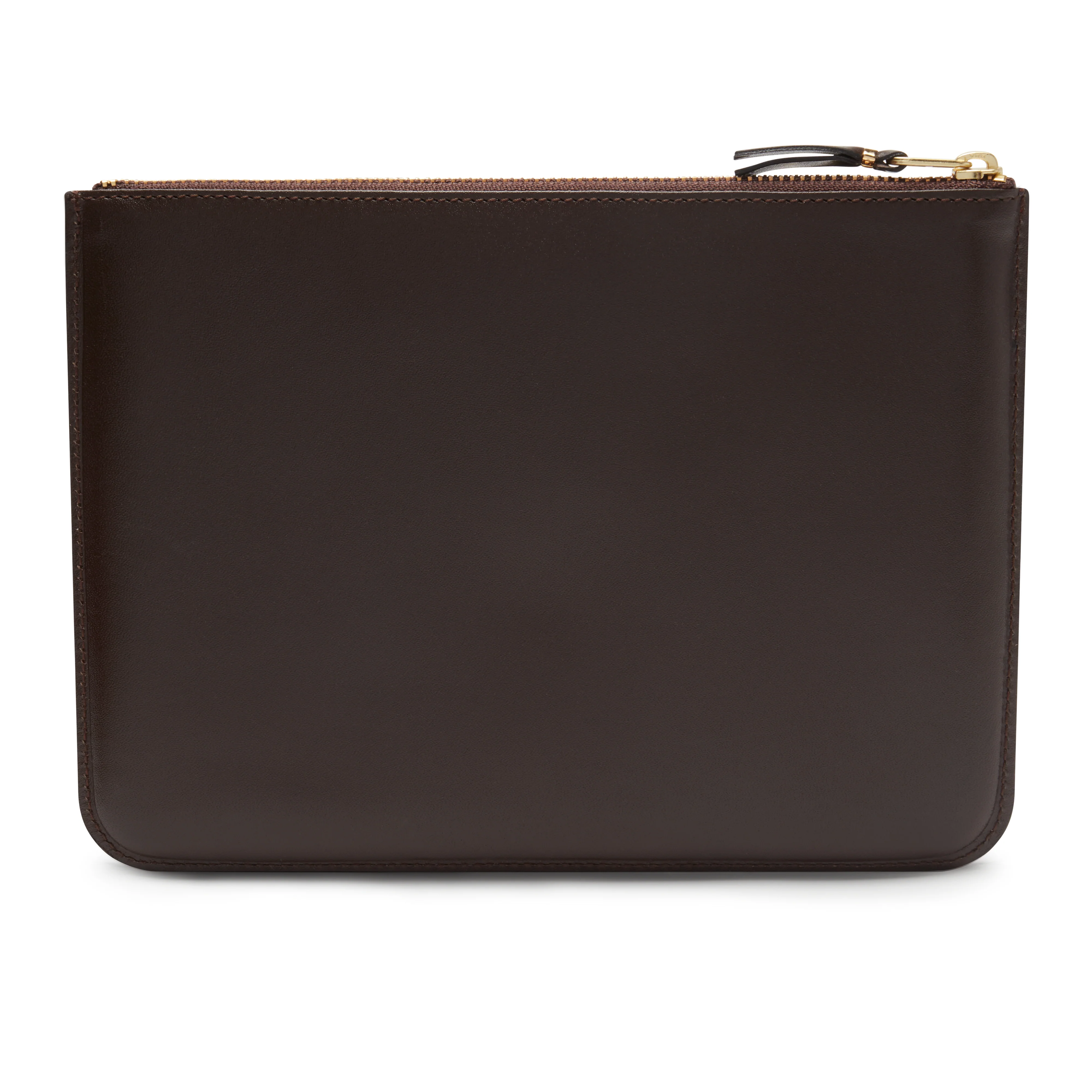 CDG Wallet - Outside Pocket Zip Pouch - (Brown SA5100)