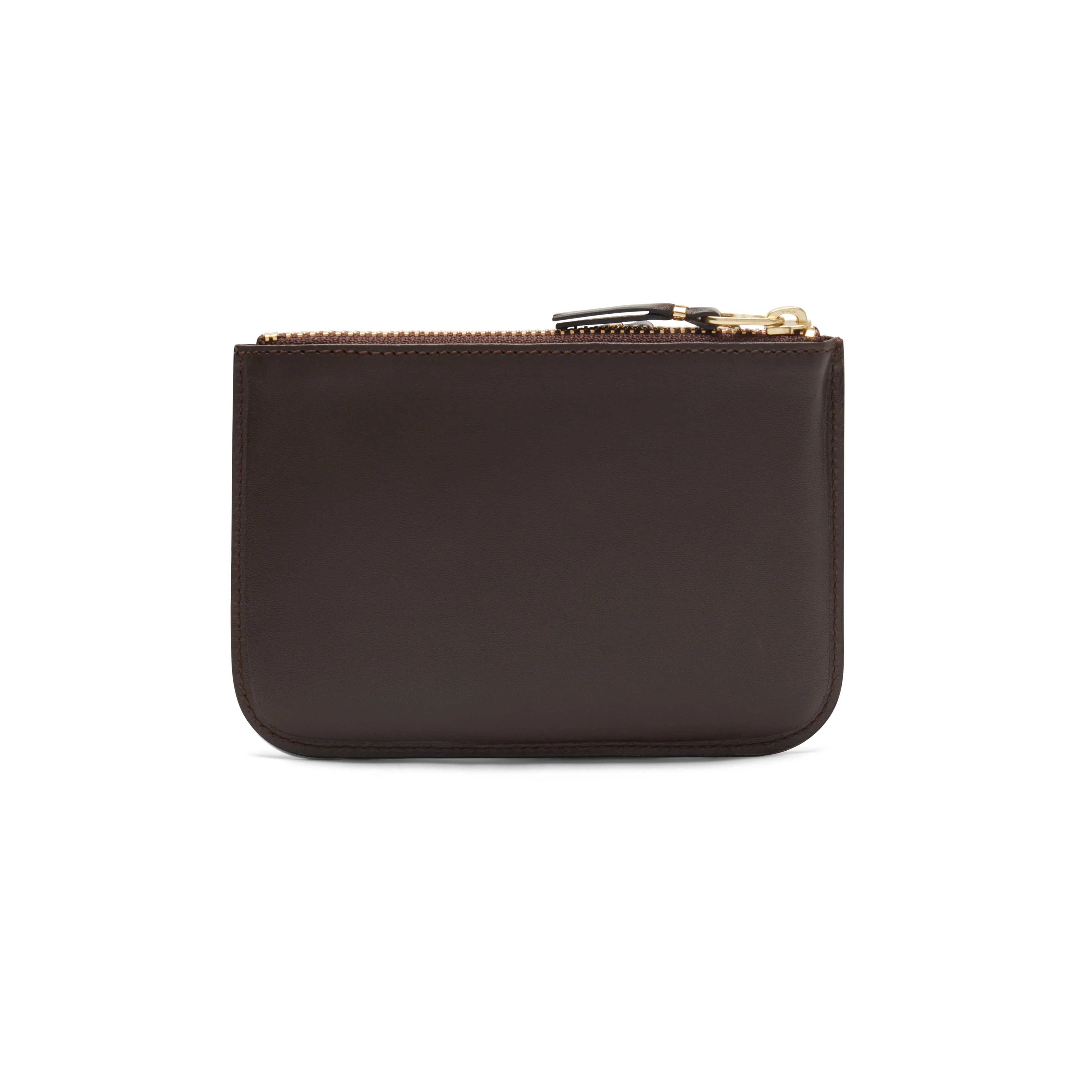 CDG Wallet - Outside Pocket Zip Pouch - (Brown SA8100)
