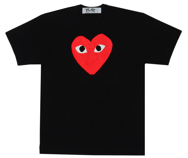 Play Comme des Garçons - Red T-Shirt - (Black)