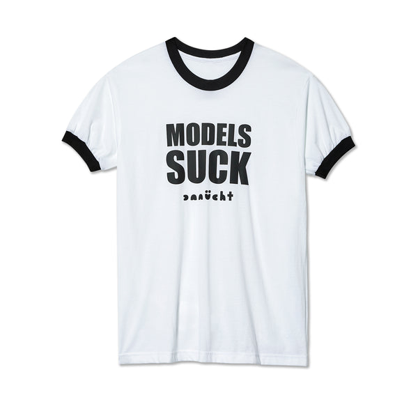 IDEA - Models Suck Tee - (White/Black)