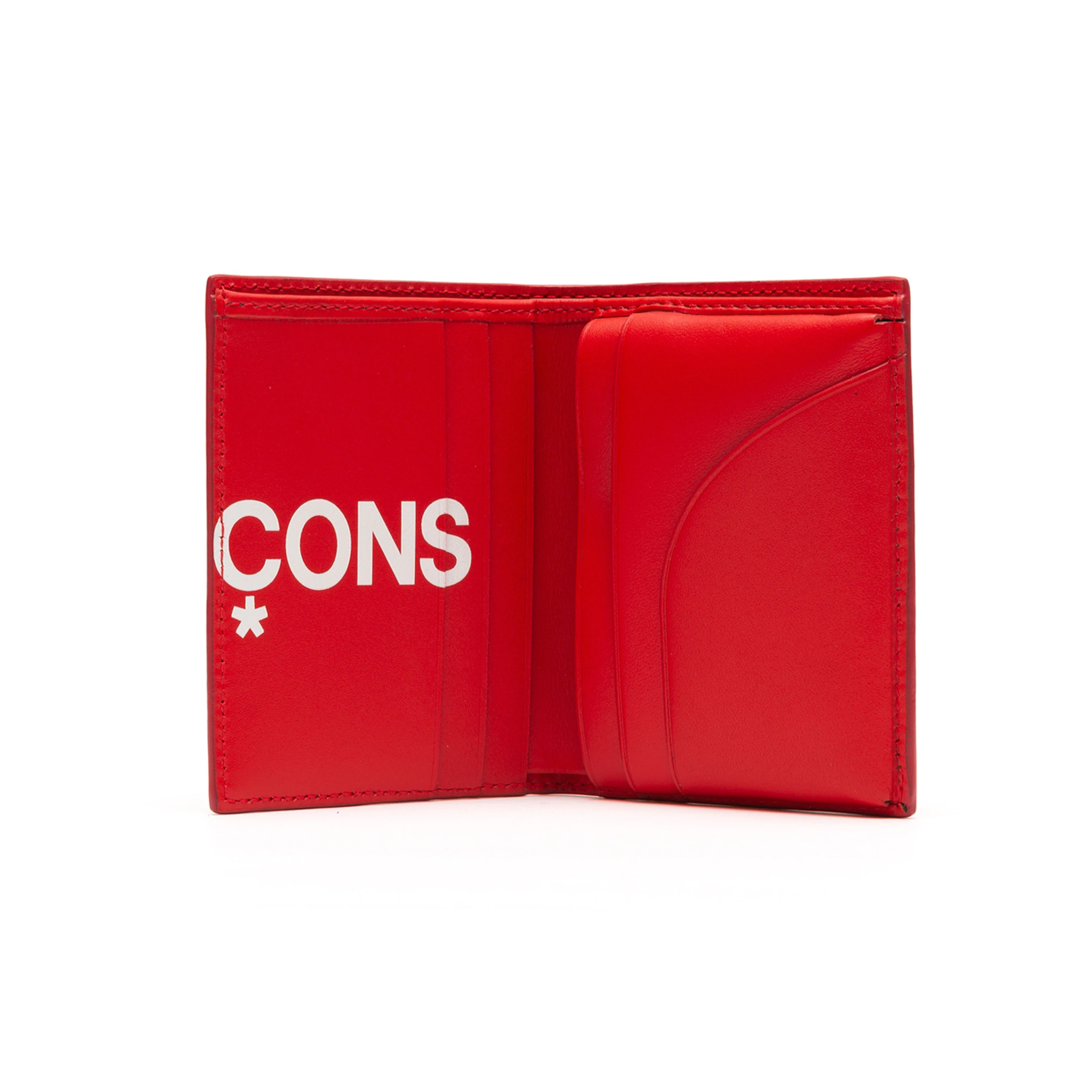 CDG Wallet - Huge Logo Bifold Wallet - (Red SA0641HL)