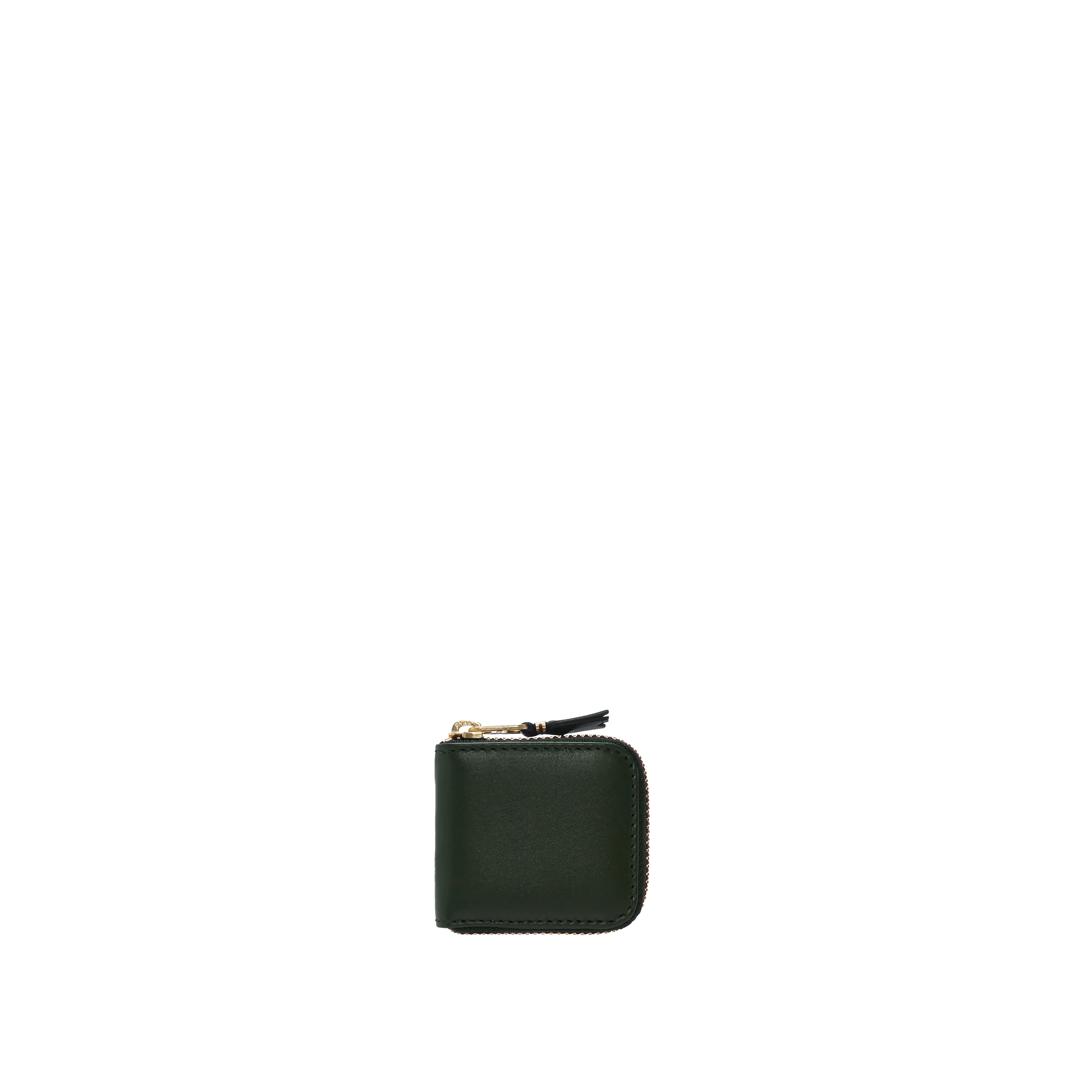 CDG Wallet - Classic Leather Micro Wallet - (Bottle Green SA4100) view 1, Click to Zoom in