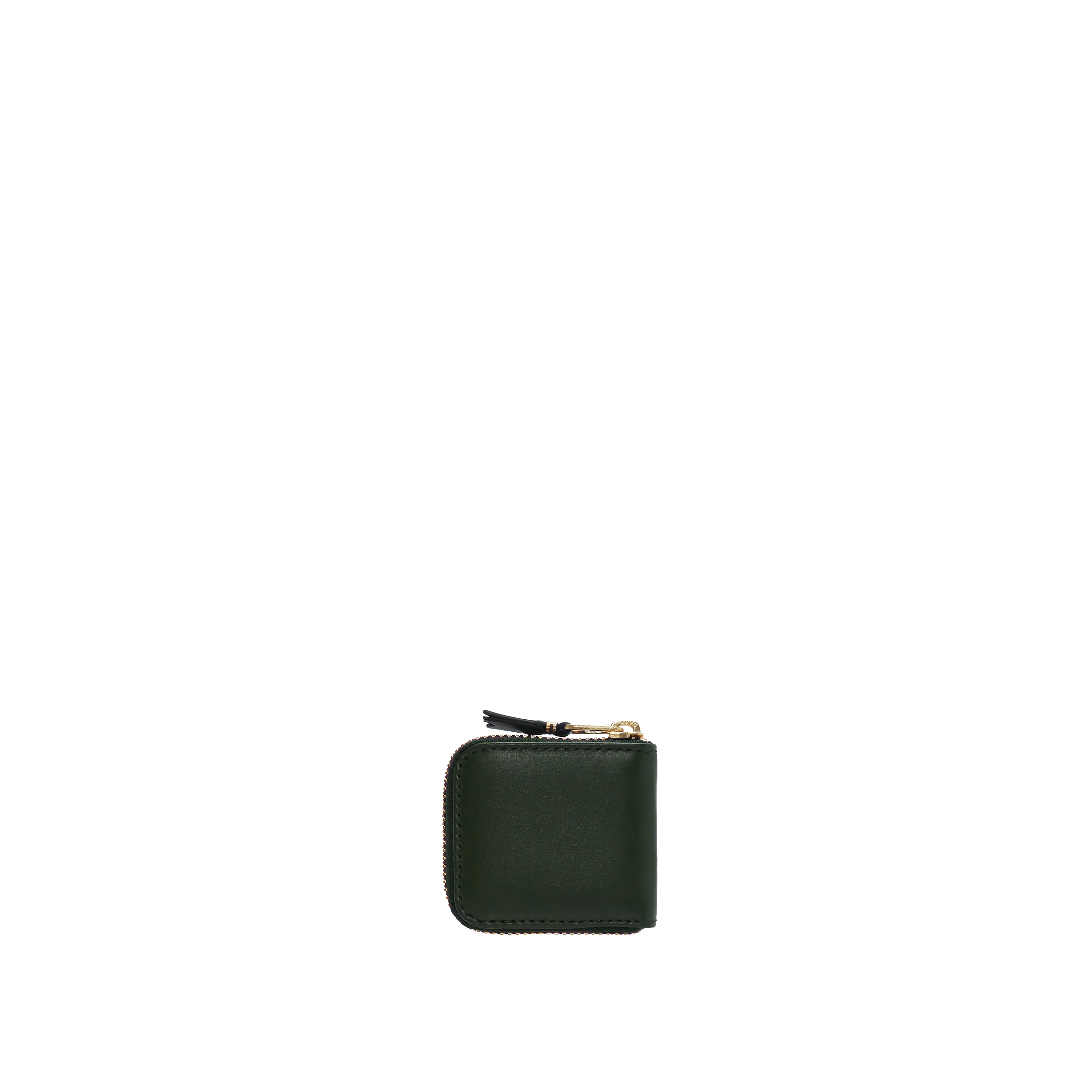 CDG Wallet - Classic Leather Micro Wallet - (Bottle Green SA4100) view 3, Click to Zoom in