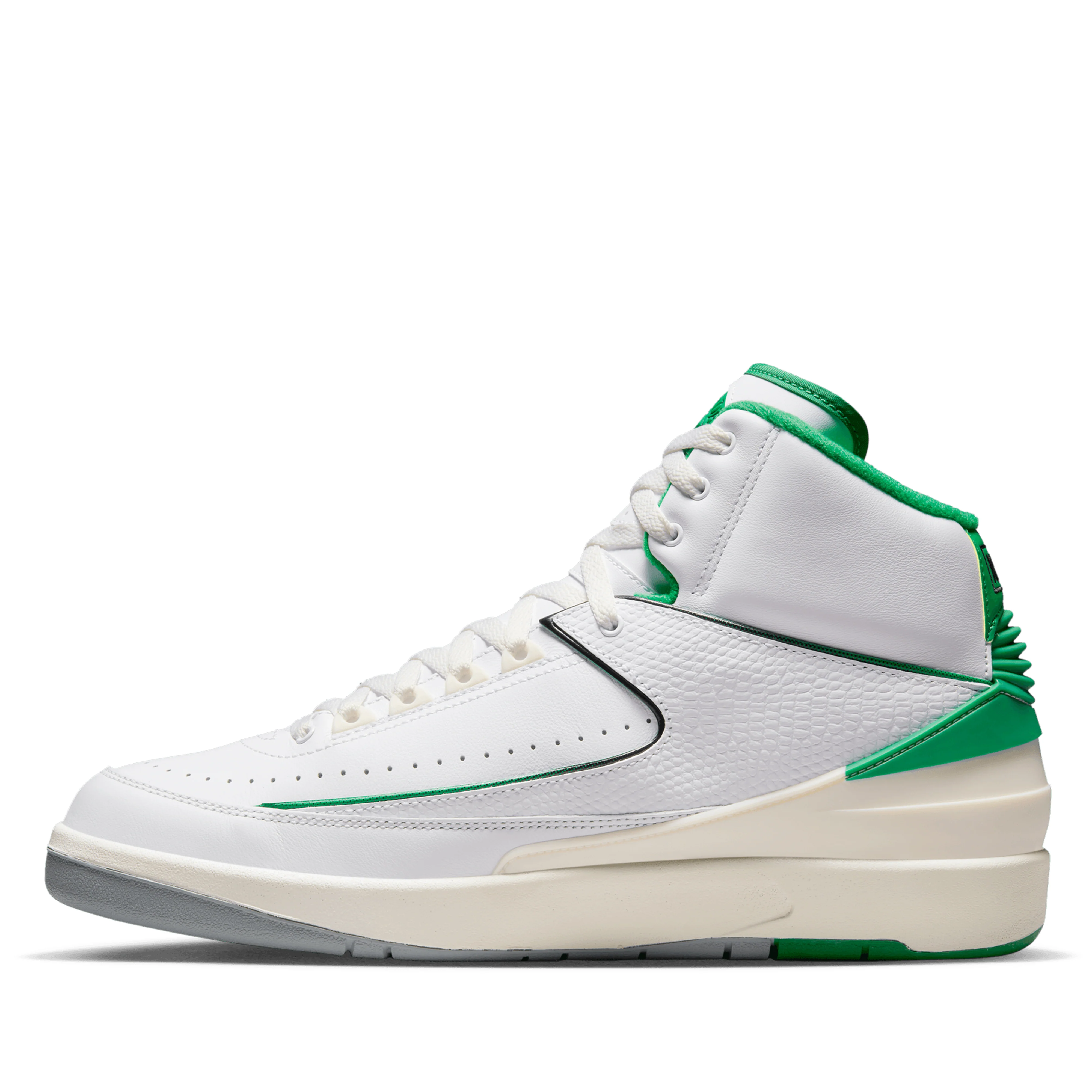 Nike - Men's Air Jordan 2 Retro Sneakers - (White/Green)
