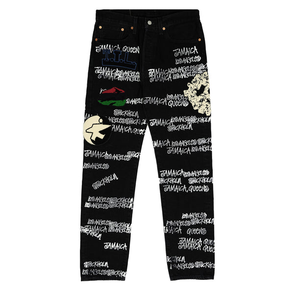 Denim Tears - Stüssy x Our Legacy Men
s Levi’s 501 Jeans - (Black)