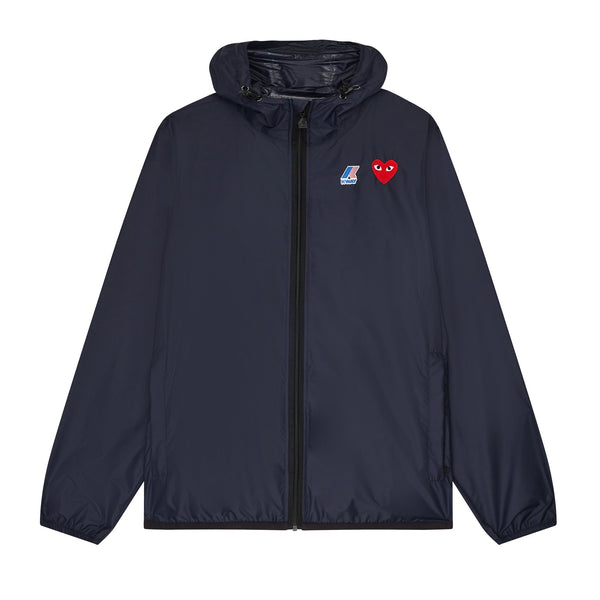 Play Comme des Garçons - K-WAY Le Vrai Zip Jacket - (Navy)